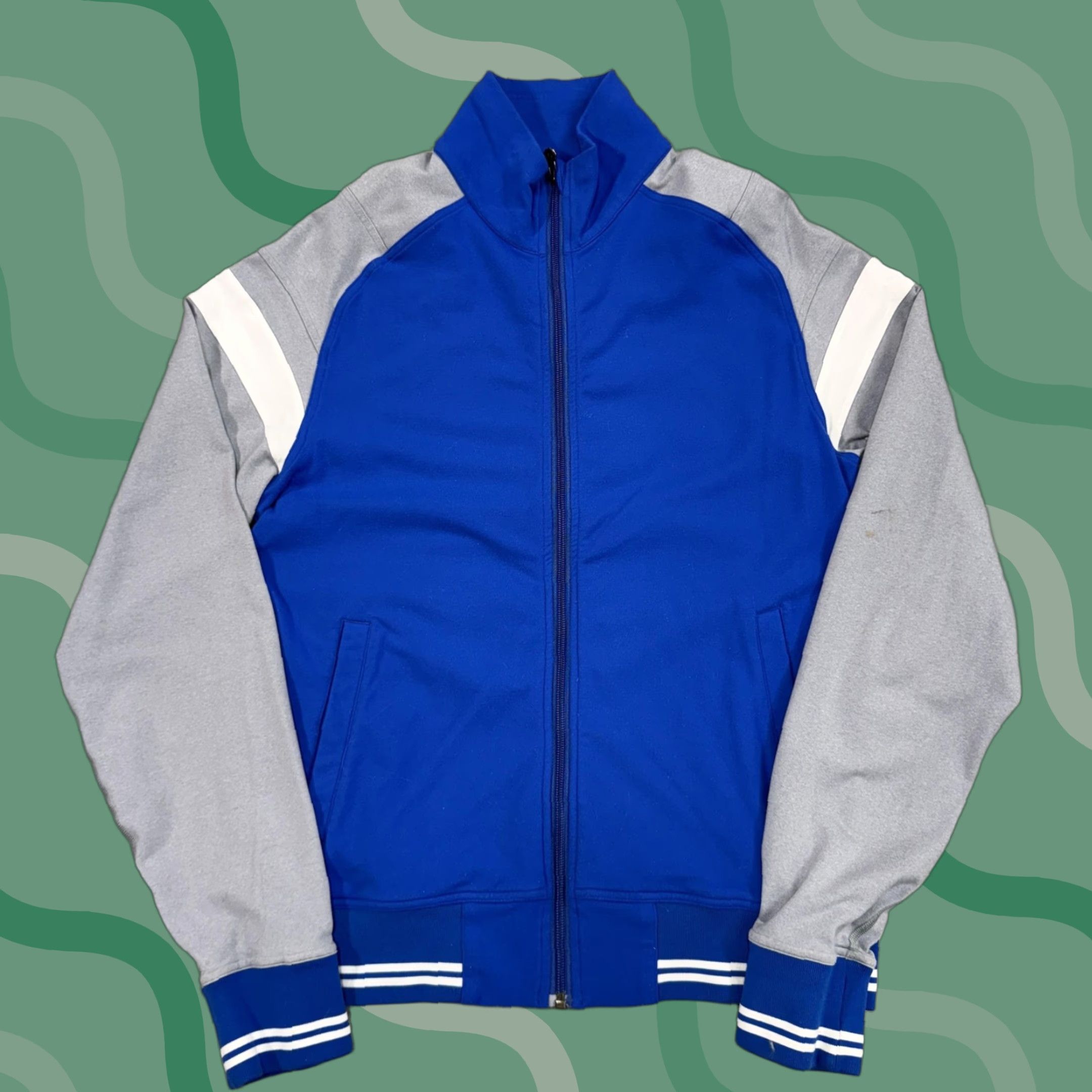 Lululemon Lululemon Jacket Mens M Full Zip Varsity Stripe Retro Track Warmup Size US M / EU 48-50 / 2 - 1 Thumbnail