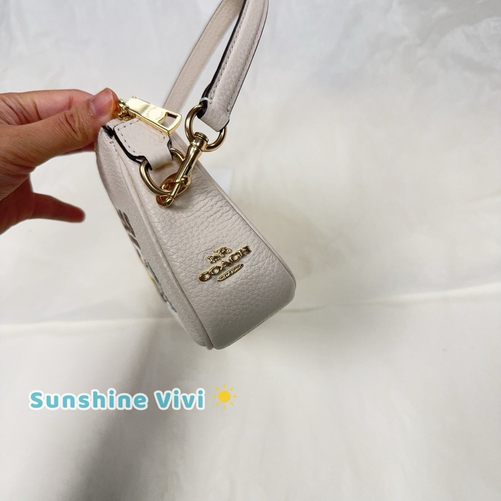 Coach NWT Limited Coach X Peanuts Nolita 19 CBM76 Gold/Chalk Size ONE SIZE - 10 Thumbnail