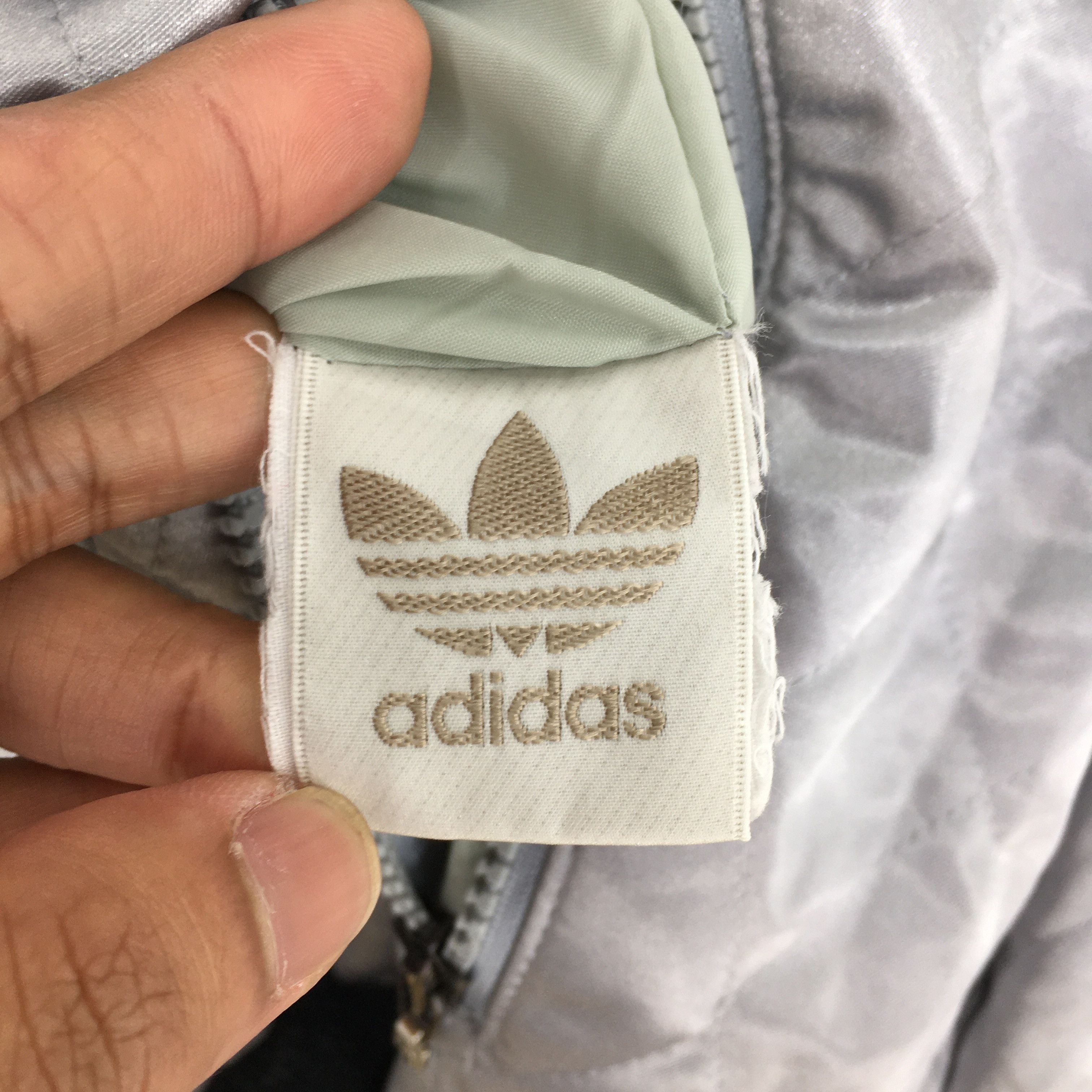 Adidas Vintage Adidas Trefoil Overprint Jacket Warmer Large Size US L / EU 52-54 / 3 - 9 Thumbnail