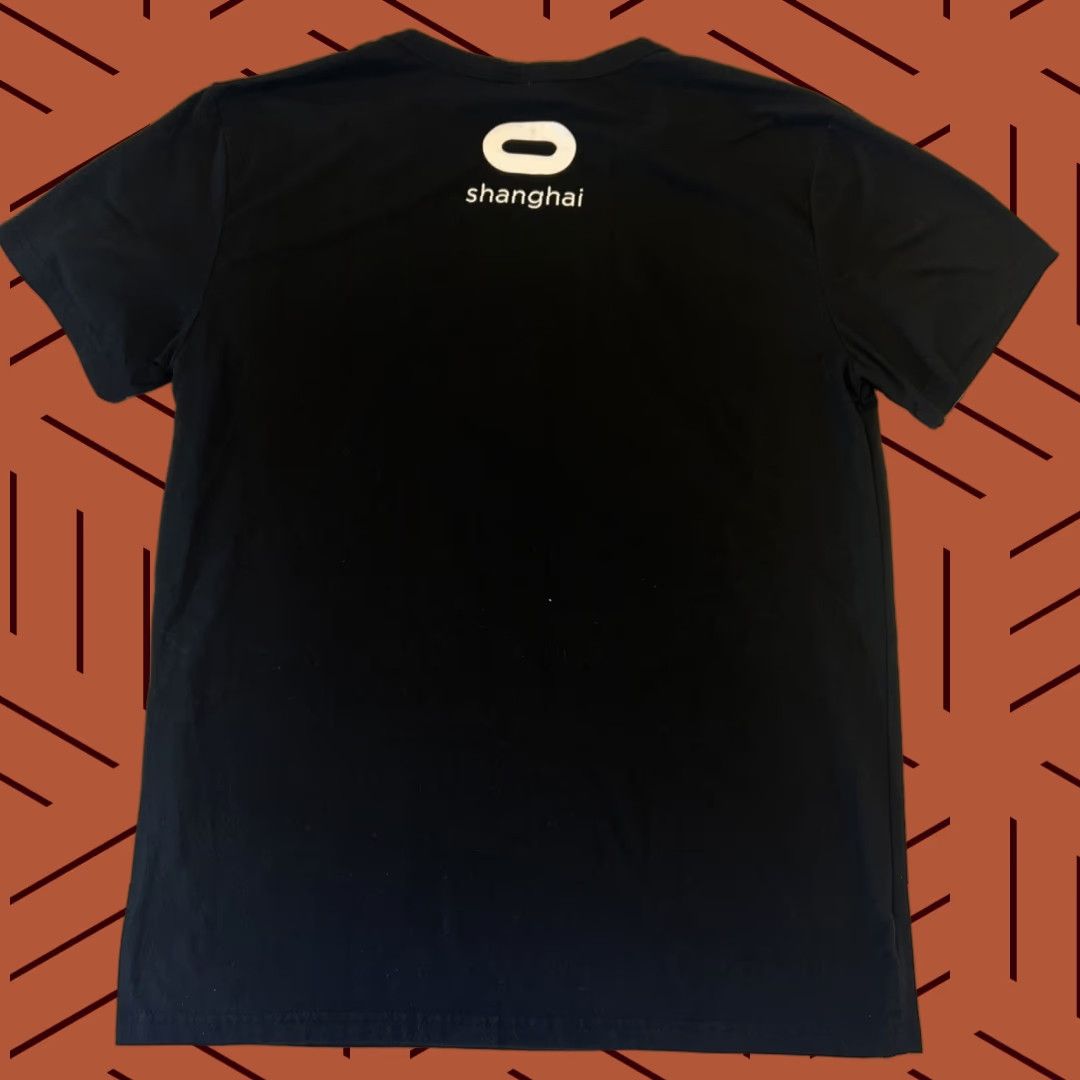 Vintage NWOT Uspin Logo Graphic Print Shirt Mens Black Cotton Short Sleeve Crew Neck All Seasons Medium Graphic Print Video Gaming Theme 2000s 90s Mens Size US M / EU 48-50 / 2 - 1 Thumbnail