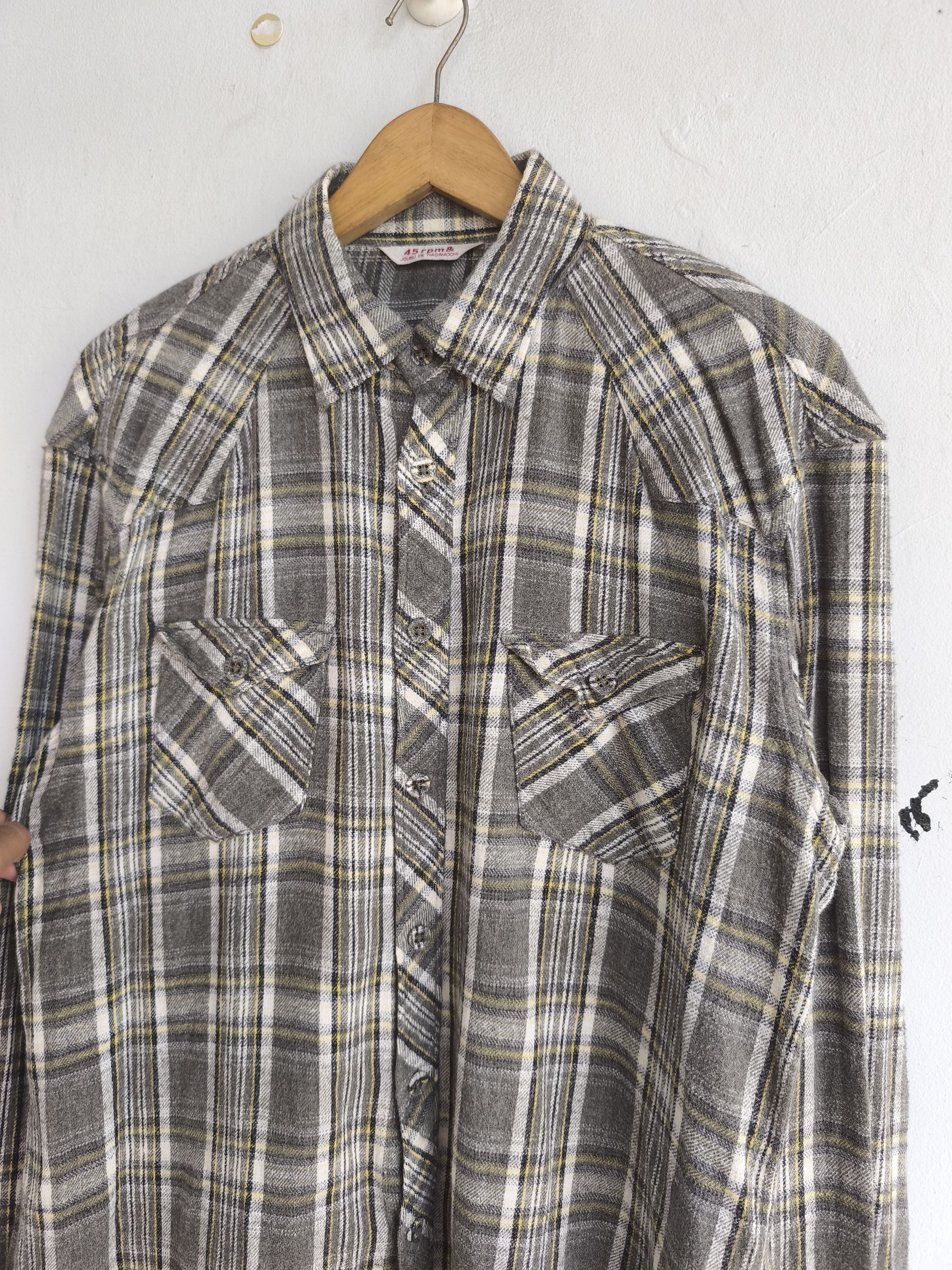 45rpm 45rpm plaid flannel Size US XL / EU 56 / 4 - 3 Thumbnail