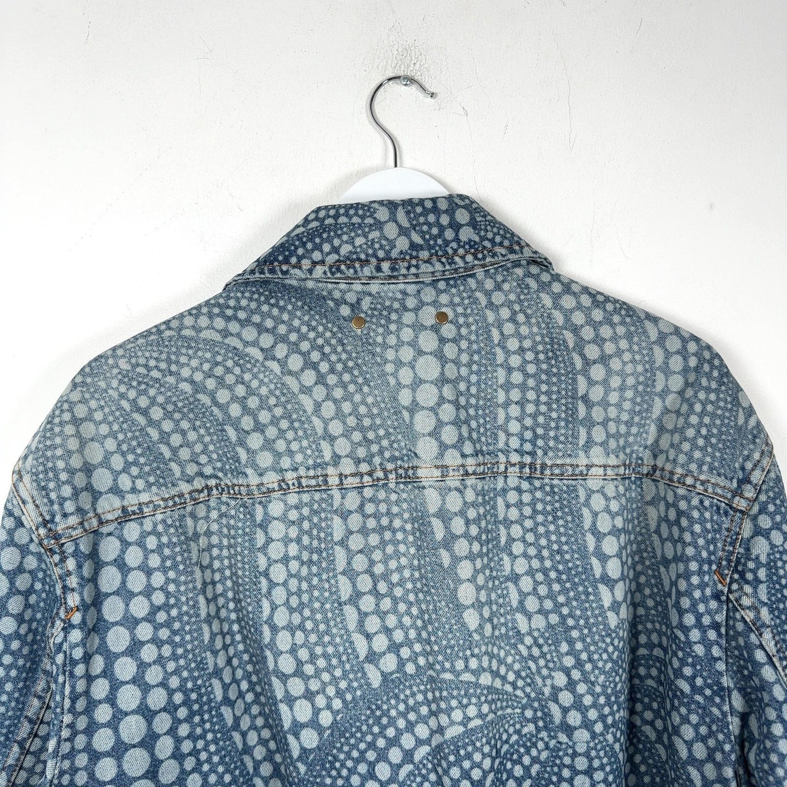 Louis Vuitton × Yayoi Kusama LouisVuittonxYayoiKusama AllOver Pumpkin Denim Zip-Up Jacket Size US M / EU 48-50 / 2 - 7 Thumbnail