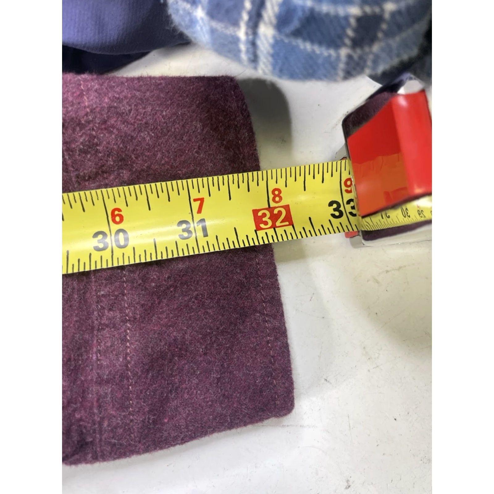 J Brand The Normal Brand Shirt Mens XL Maroon Long Sleeve Flannel Shirt Size US XL / EU 56 / 4 - 5 Thumbnail