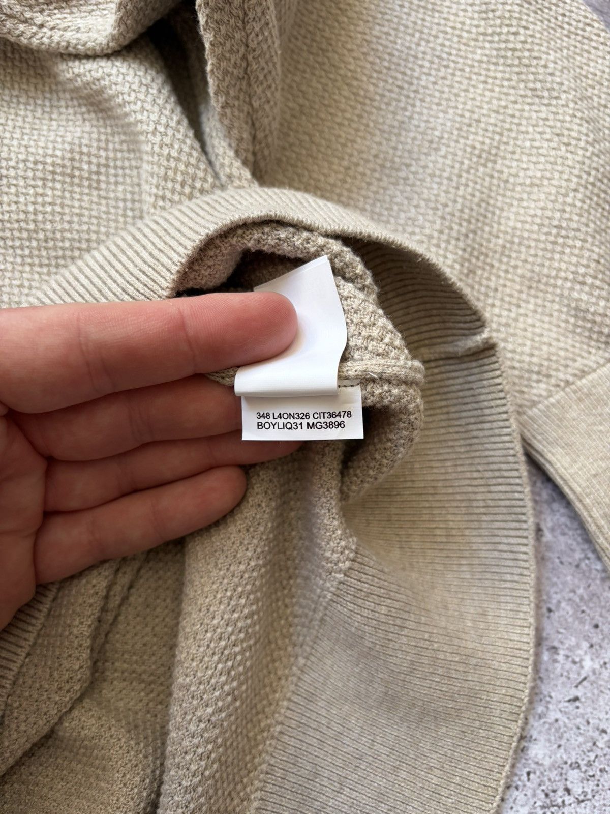 Brunello Cucinelli Brunello Cucinelli Beige Sweater Size US L / EU 52-54 / 3 - 8 Thumbnail