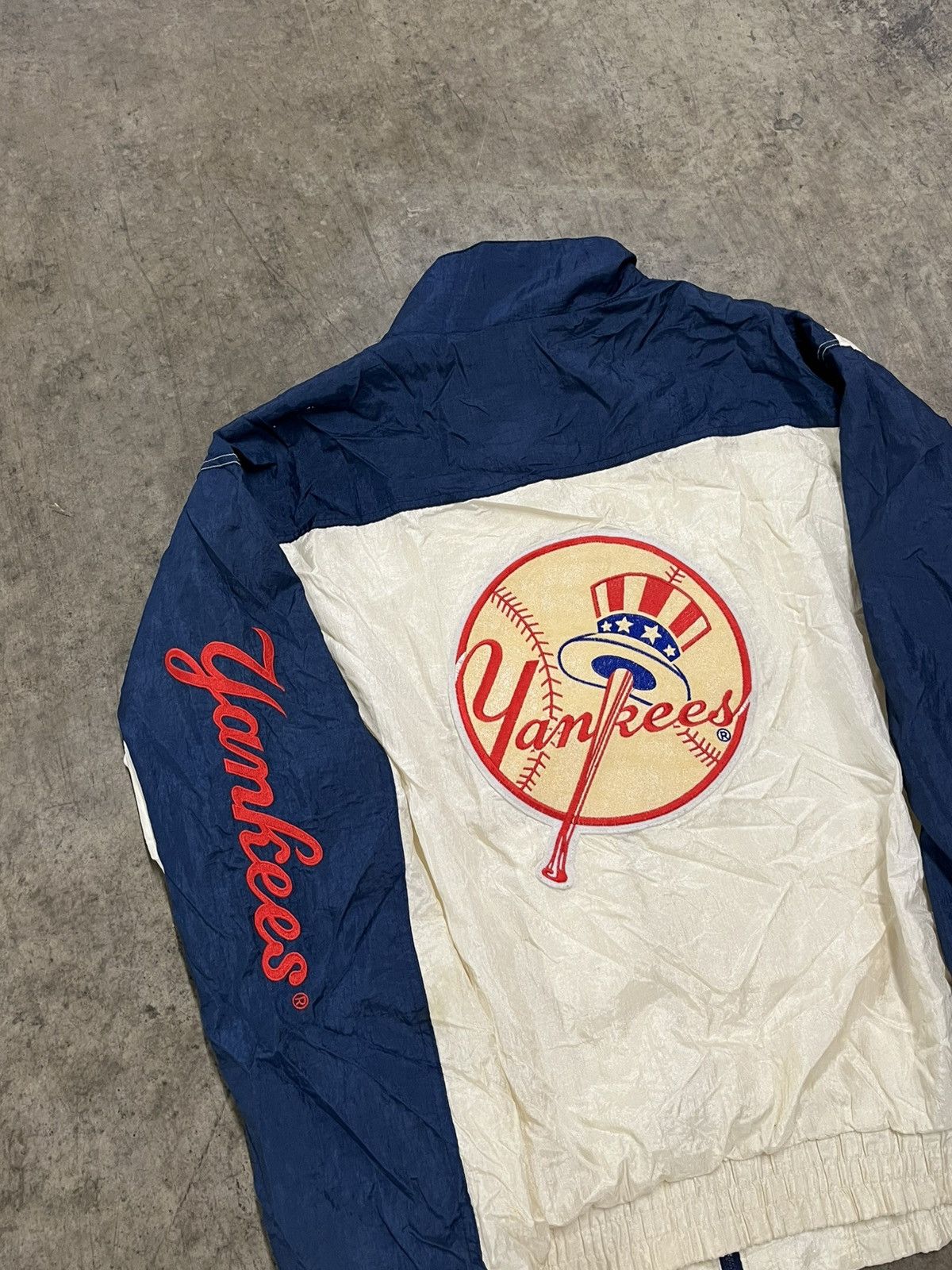 Vintage NY Yankees vintage light weight windbreaker hype rare 90s Size US XL / EU 56 / 4 - 3 Thumbnail