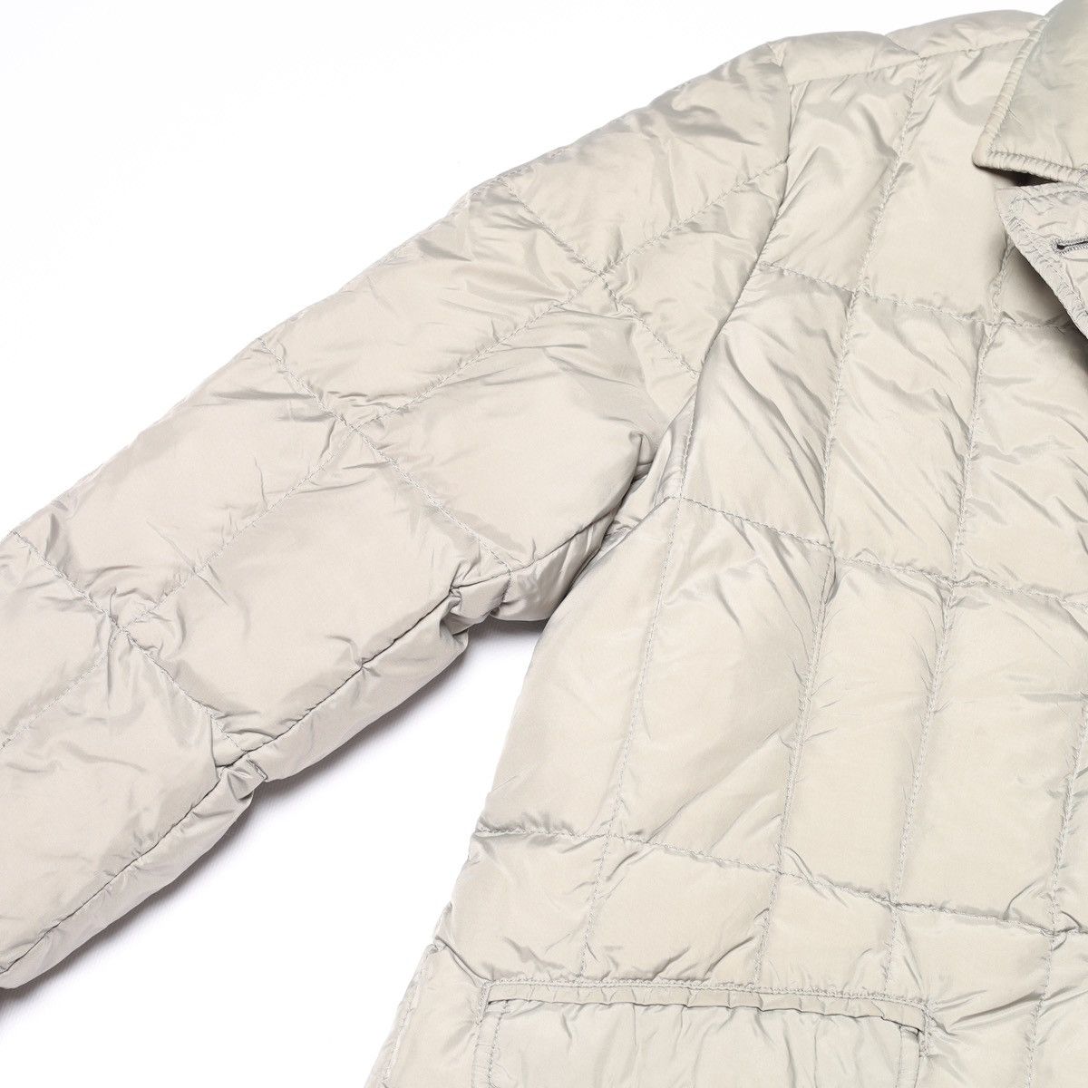 Eleventy Eleventy Goose Down Nylon Jacket Puffer Grey Size M / US 6-8 / IT 42-44 - 5 Thumbnail