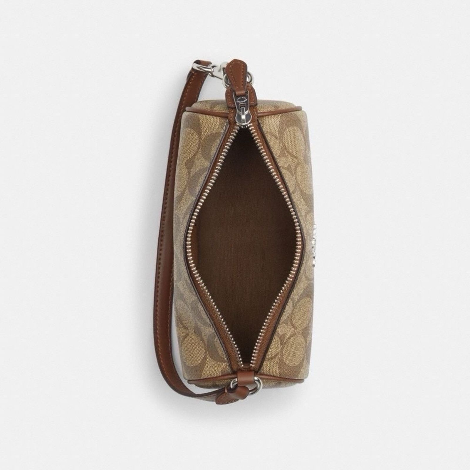 Coach NWT Coach CP475 Nolita Barrel Bag Khaki Saddle / silver Size ONE SIZE - 7 Thumbnail