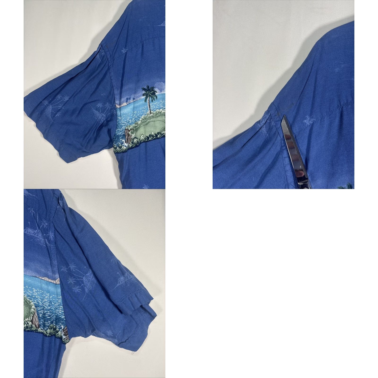 Vintage Campia Moda Campia Golf Print Hawaiian Palm Tree Button Up Shirt XS? XL Size US 36 / EU 52 - 10 Thumbnail