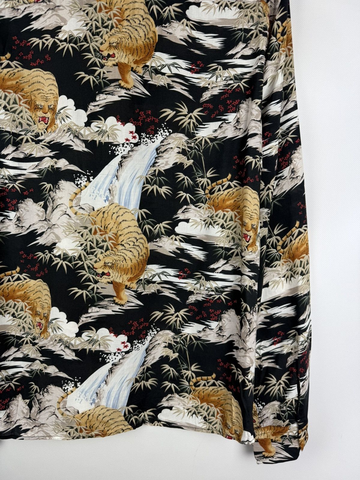 Allsaints × Japanese Brand Allsaints Sumatra LS Overprinted Viscose Button Up Shirt Size US S / EU 44-46 / 1 - 20 Thumbnail