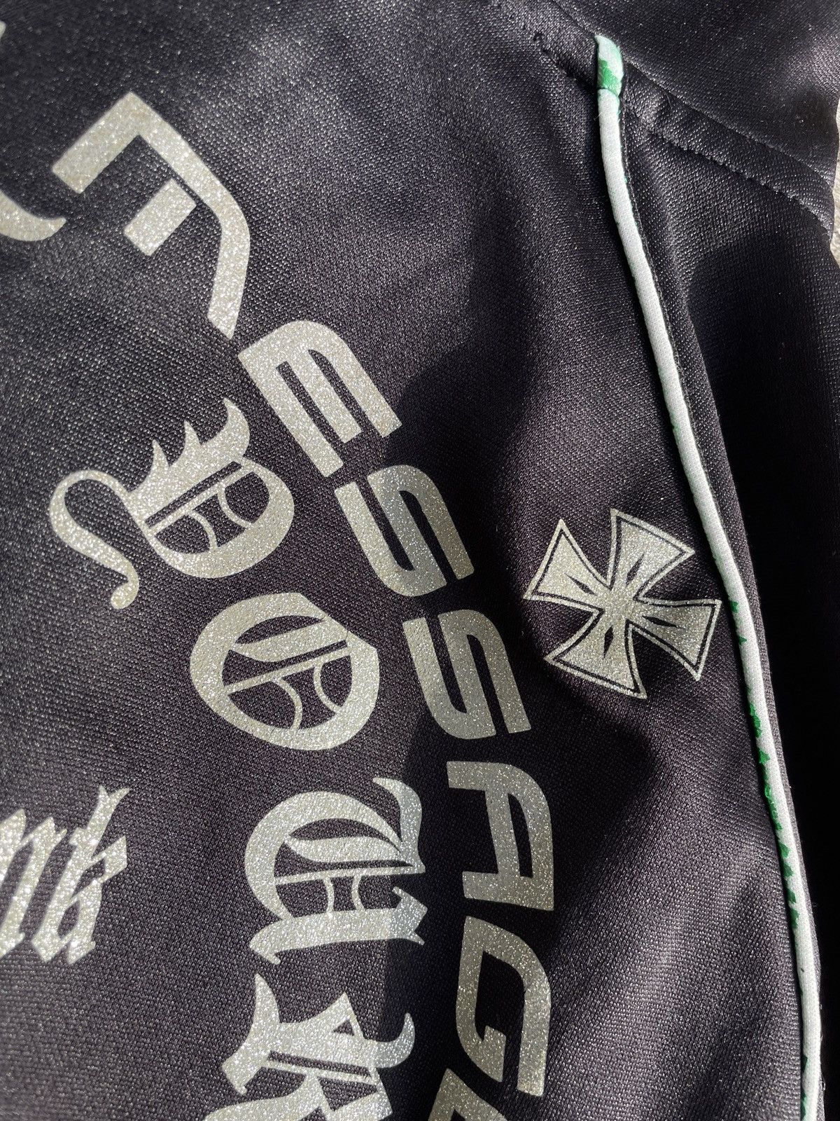 If Six Was Nine 2000s Japanese archive Vkei Glitter Poem Zip-up Hoodie Y2K Size US S / EU 44-46 / 1 - 10 Thumbnail