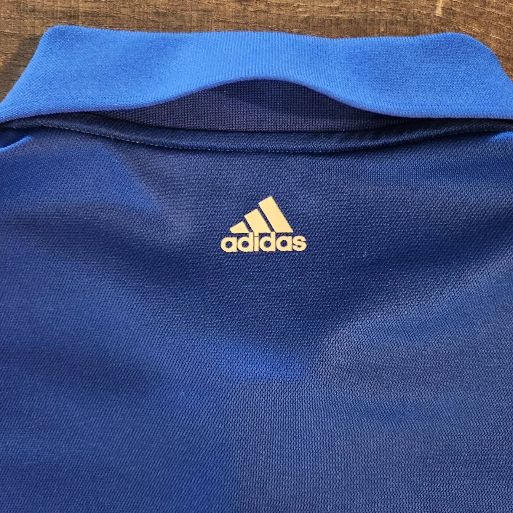 Adidas Adidas Polo Shirt Men Climalite Blue Short Sleeve Golf 3 Stripes L Large Regular Sized Size US L / EU 52-54 / 3 - 5 Thumbnail