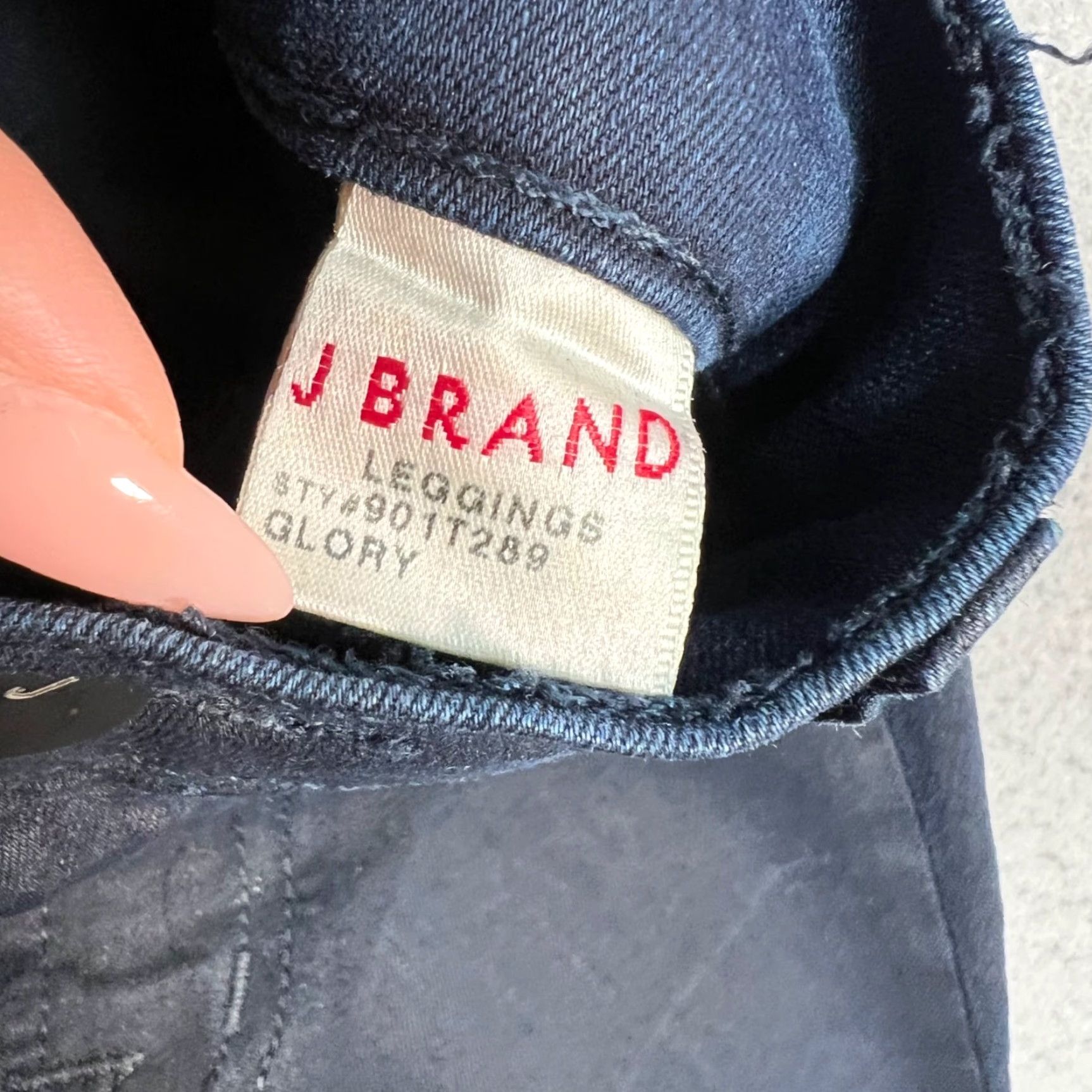 J Brand VINTAGE J Brand Womens Skinny Denim Leggings Size 27 Blue Stretch Cotton Blend 2000s Size 27" / US 4 / IT 40 - 3 Thumbnail