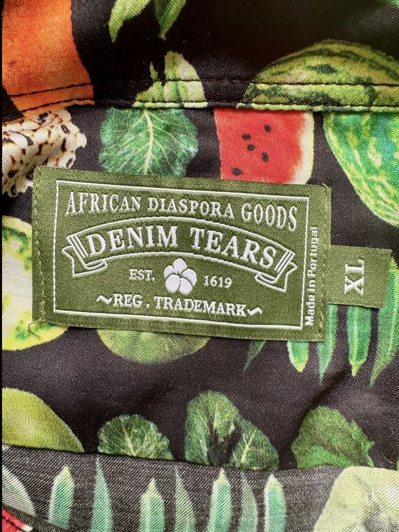 DENIM TEARS NEW AFRICAN DIASPORA GOODS DENIM TEARS SHIRT XL FRUIT VEG Size US XL / EU 56 / 4 - 6 Thumbnail