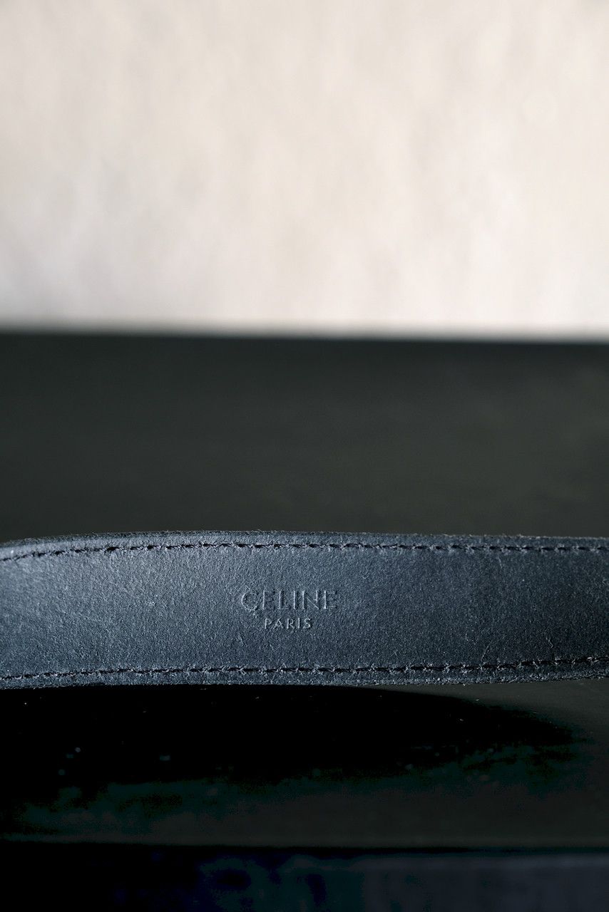 Celine × Hedi Slimane Celine Western Belt Medium Calfskin Leather Hedi Sliman 100 Size 36 - 8 Thumbnail