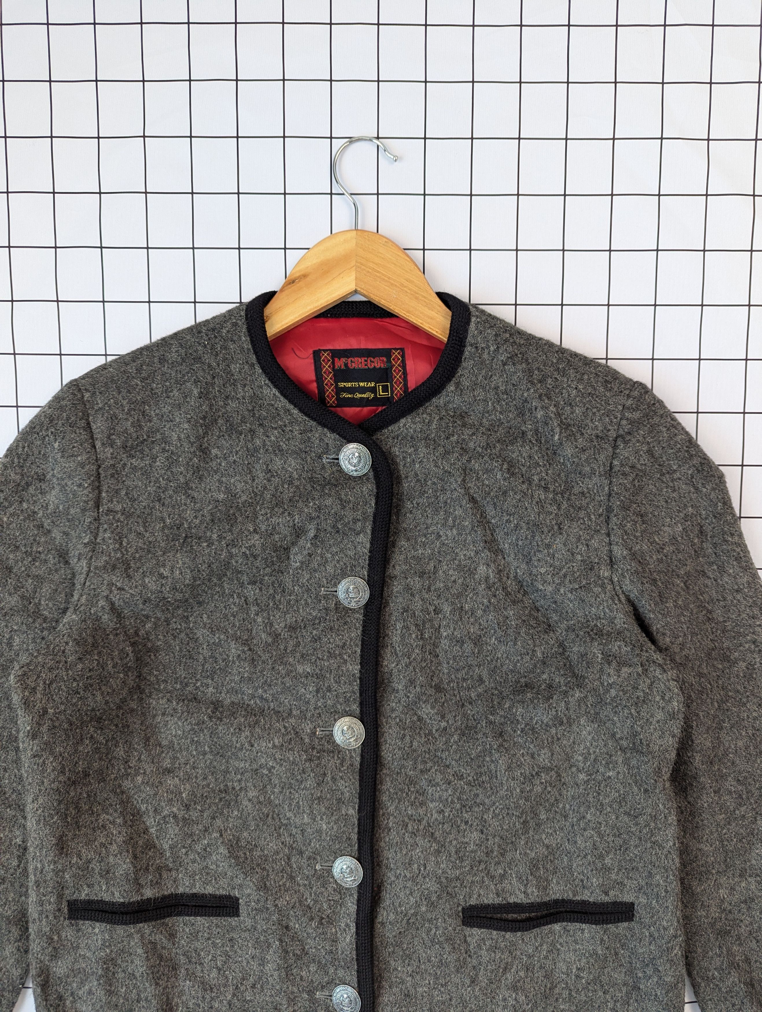 Japanese Brand × McGregor × Vintage Vintage Mc Gregor Wool Button Ups Jacket Size L / US 10 / IT 46 - 2 Thumbnail