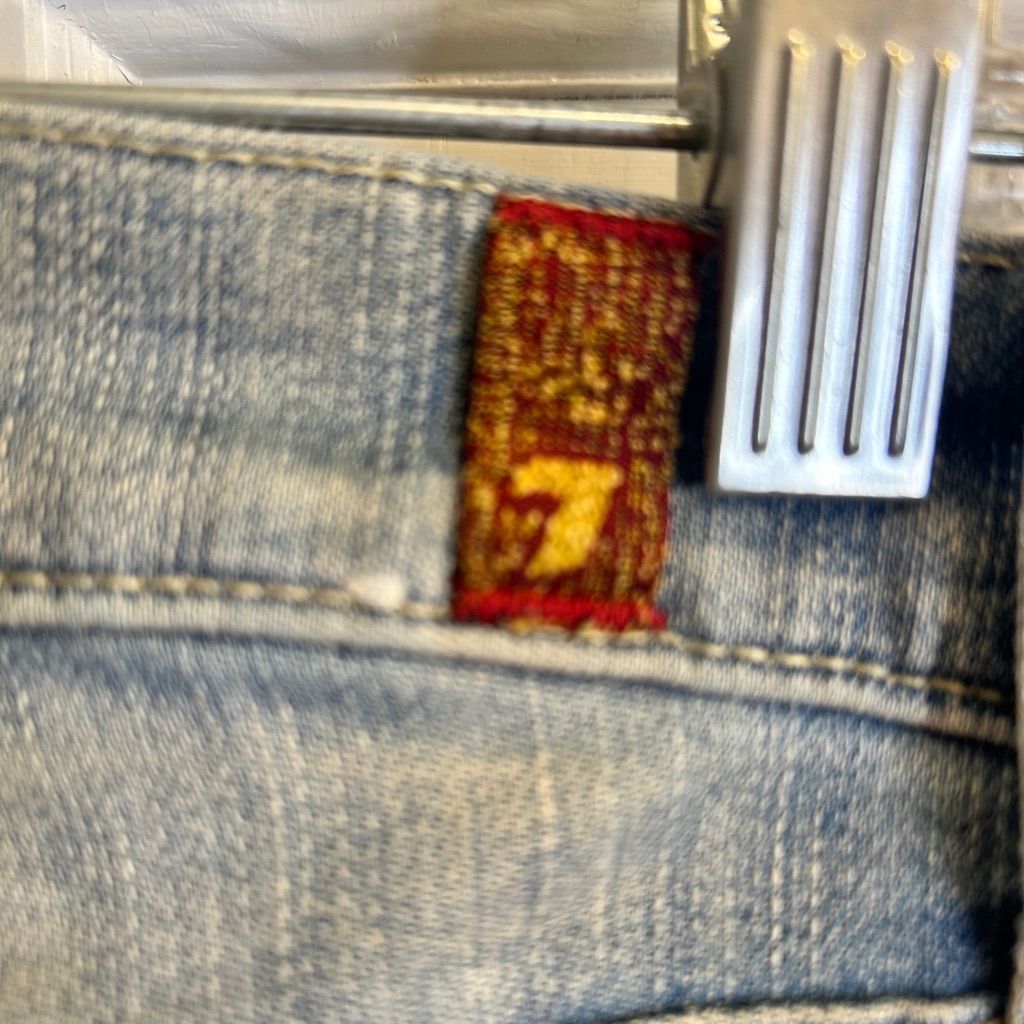7 For All Mankind 7 for all mankind size 26 jeans light washed Size 26" / US 2 / IT 38 - 8 Thumbnail