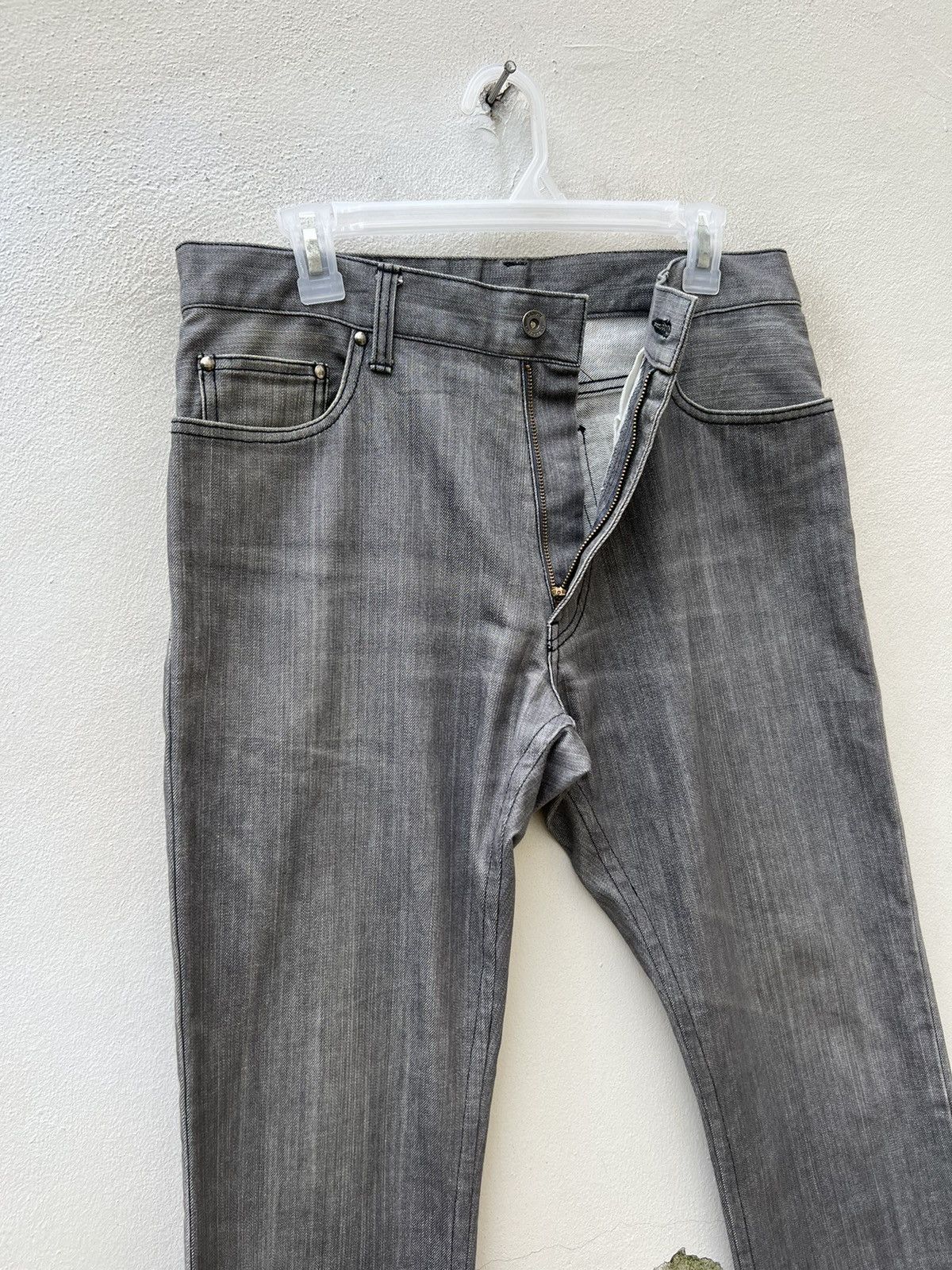 Lanvin Vintage Lanvin Collection Stretch Grey Denim Jeans Size US 31 - 5 Thumbnail