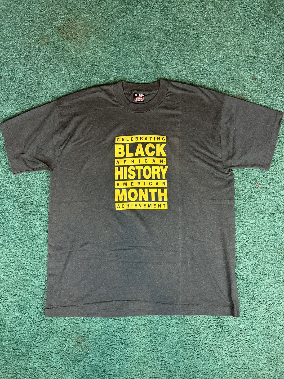 Vintage Vintage 90s Celebrating Black History Tee Size US XL / EU 56 / 4 - 2 Thumbnail