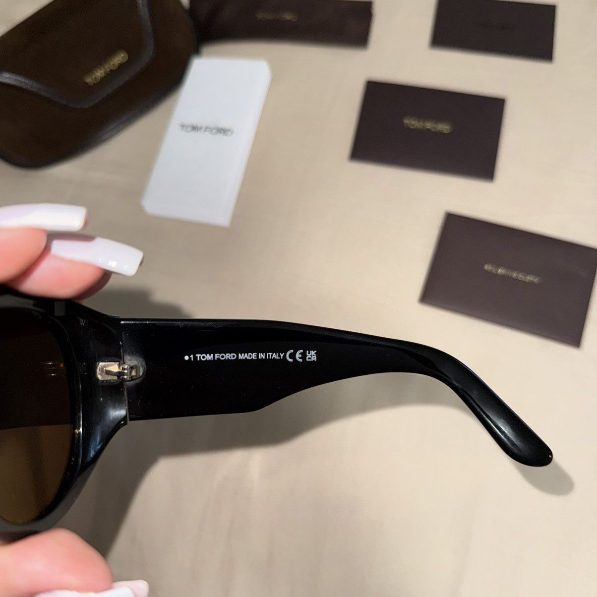 Tom Ford Tom Ford Bronson FT 1044 01A Sunglasses Size ONE SIZE - 2 Thumbnail