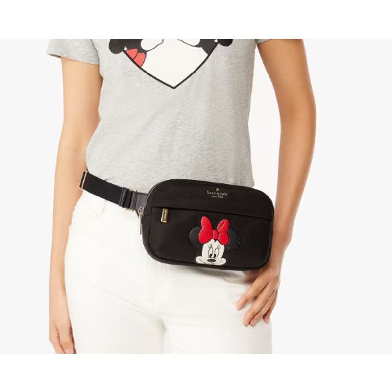 Kate Spade Kate Spade Disney Minnie Belt Bag Fanny Pack Black Size ONE SIZE - 7 Thumbnail