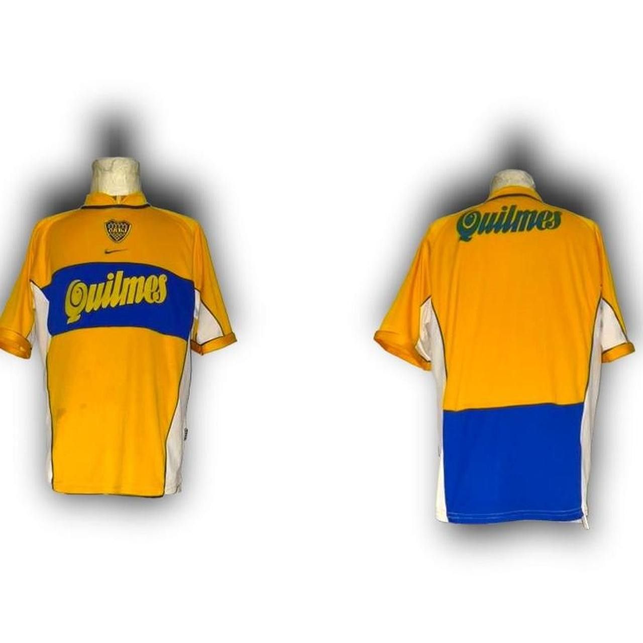 Nike Boca Juniors Argentina 2001 2002 Away Shirt Jersey Size US XL / EU 56 / 4 - 2 Thumbnail
