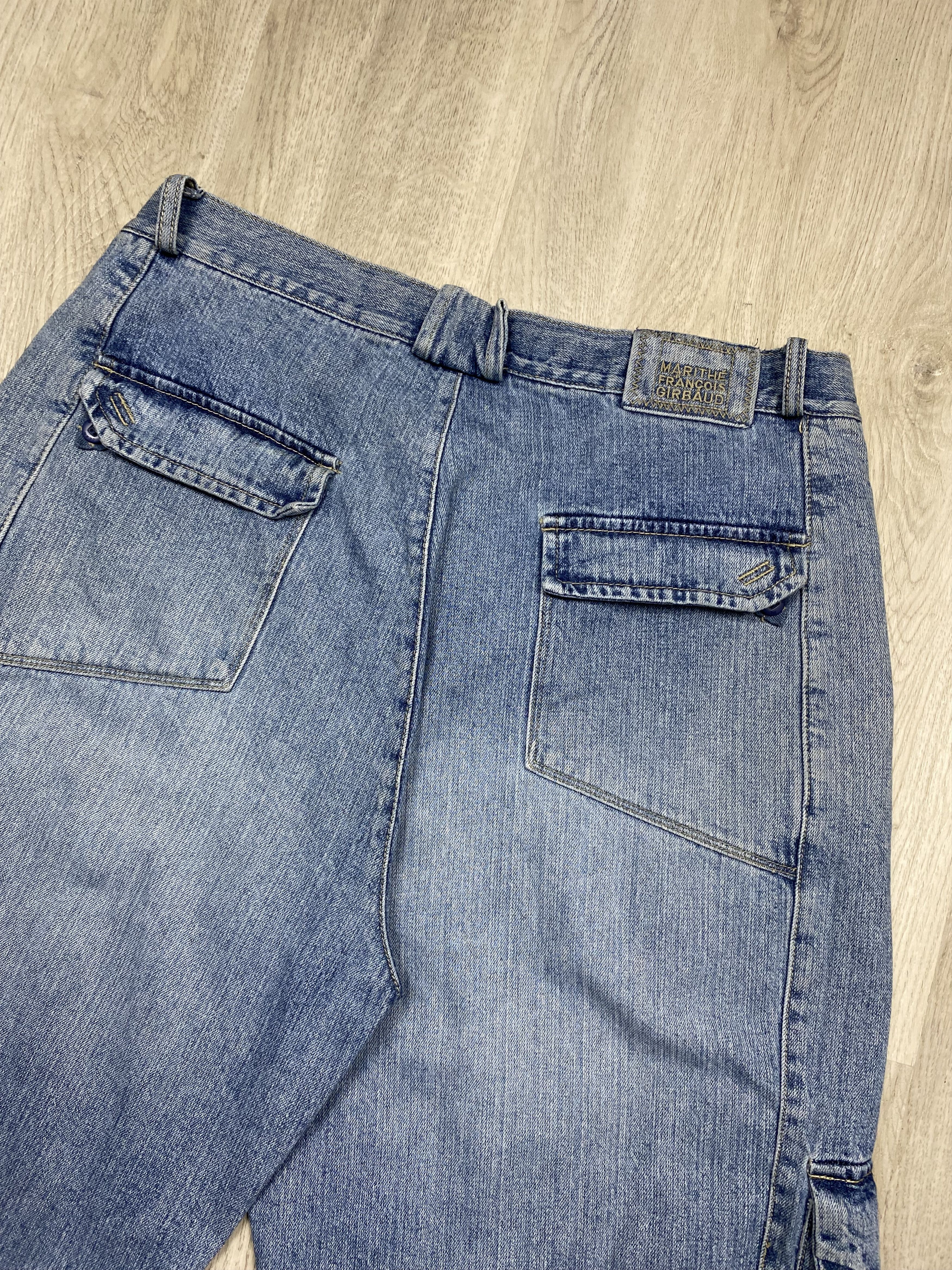 Marithe + Francois Girbaud Marithe Francois Girbaud 90s Vintage Denim Shorts Size US 38 / EU 54 - 9 Thumbnail