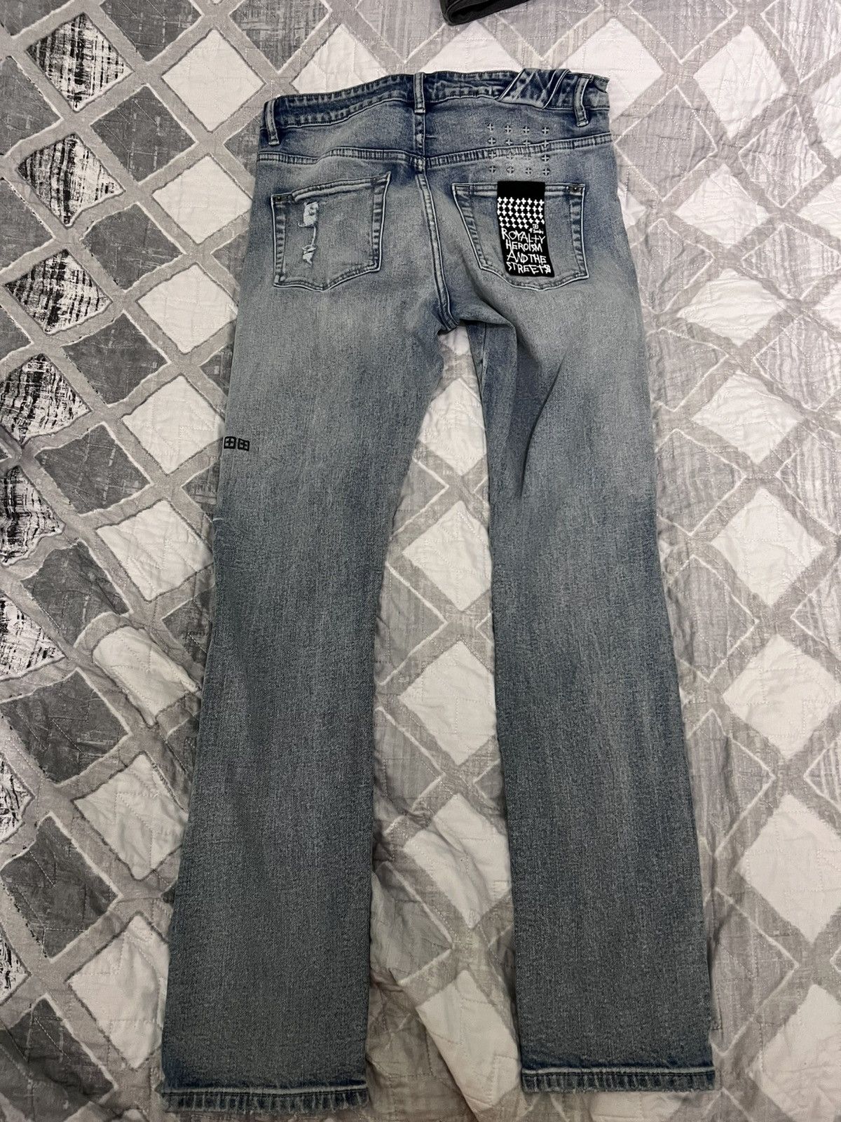 Ksubi Ksubi Chitch Punk Blue Thrashed Denim 32x32 Size US 32 / EU 48 - 2 Thumbnail