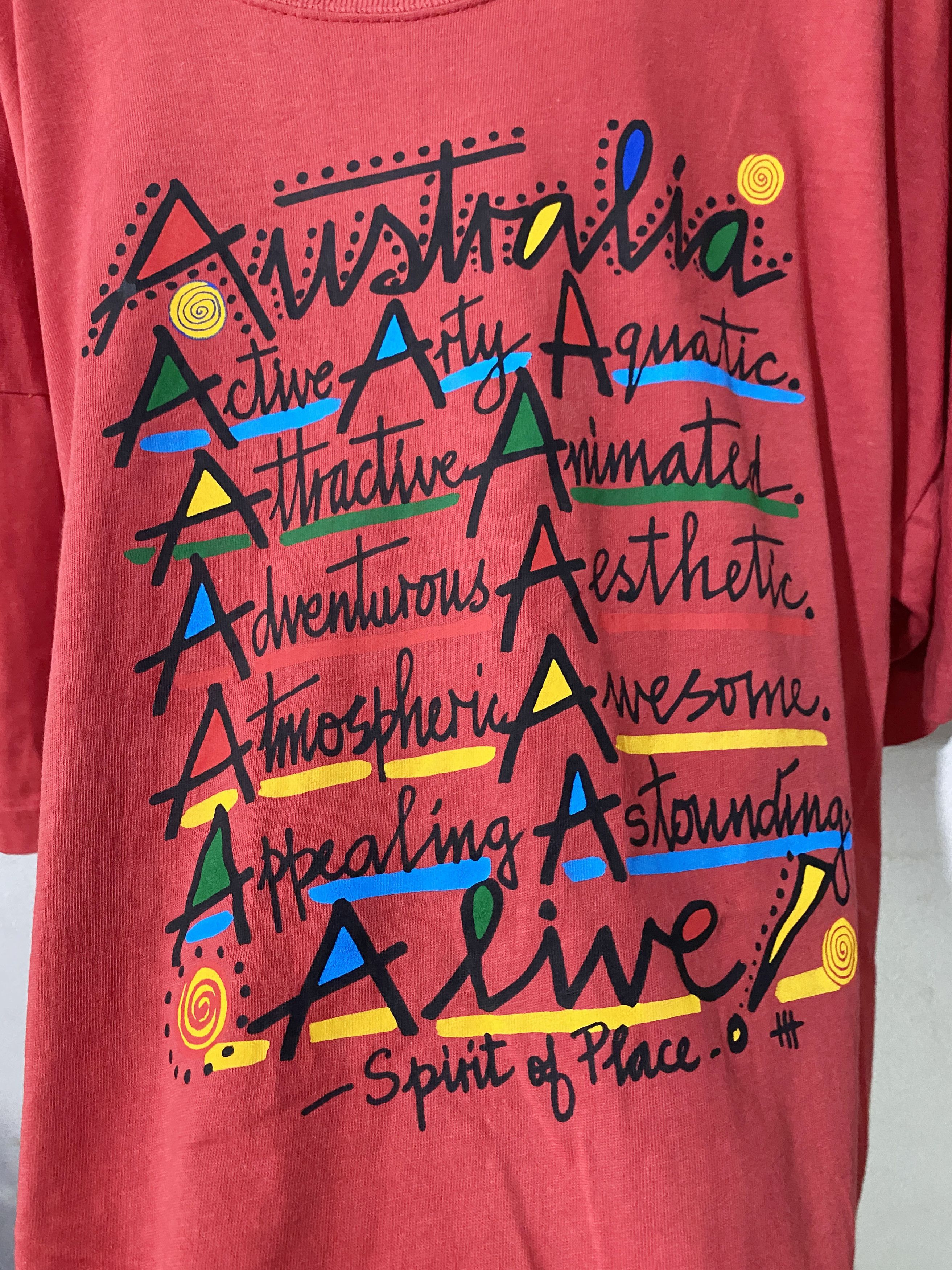 Vintage Vintage 90s Australia Shirt Size US XXL / EU 58 / 5 - 2 Thumbnail