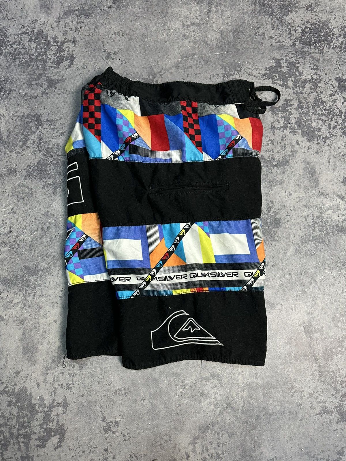 Quiksilver Vintage Y2K QuikSilver Big Spell Out Logo Board Shorts 32 Size US 32 / EU 48 - 3 Thumbnail