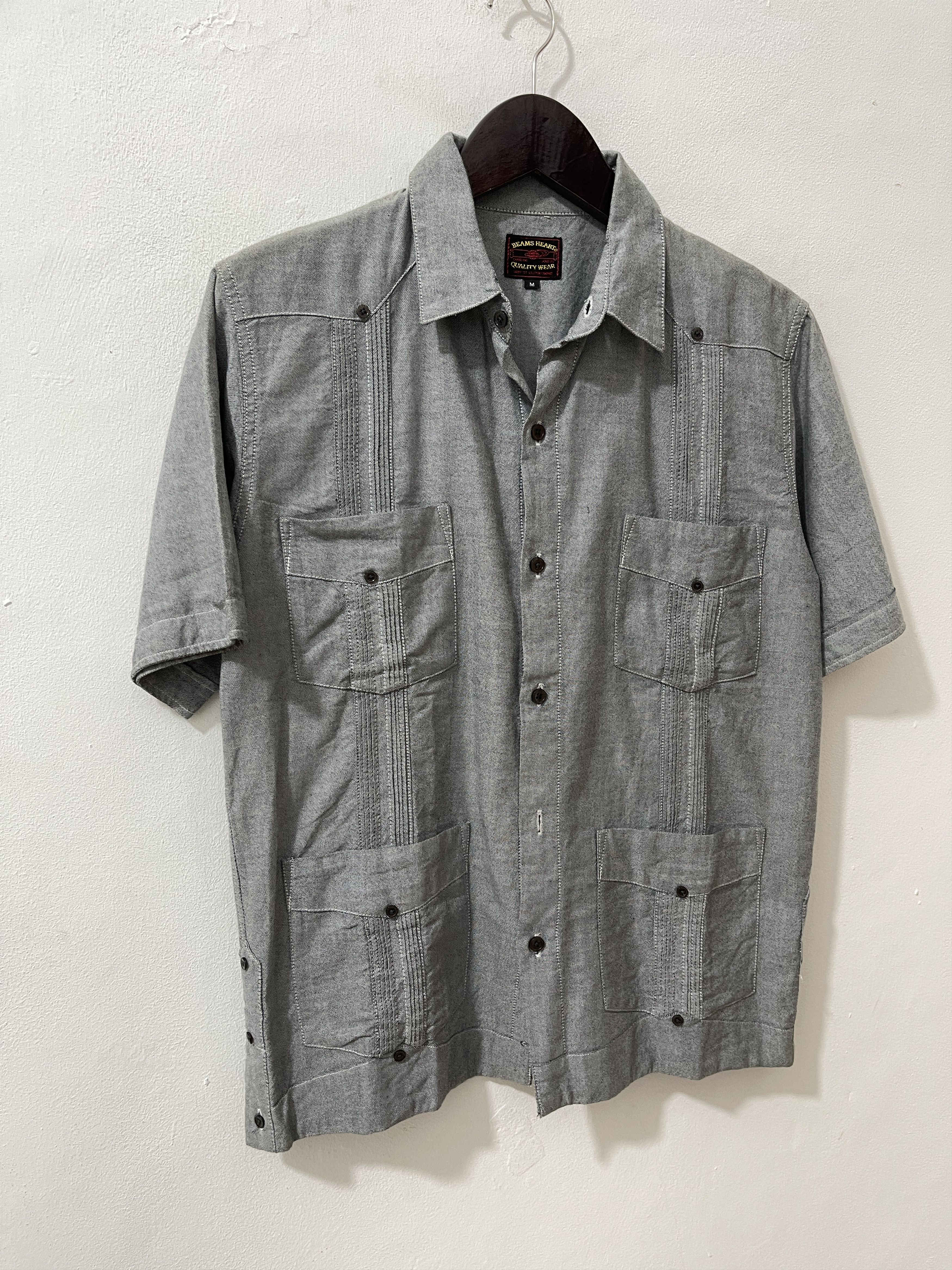 Beams Japan Beams Heart Japan Archive Guayabera Shirts Size US M / EU 48-50 / 2 - 3 Thumbnail