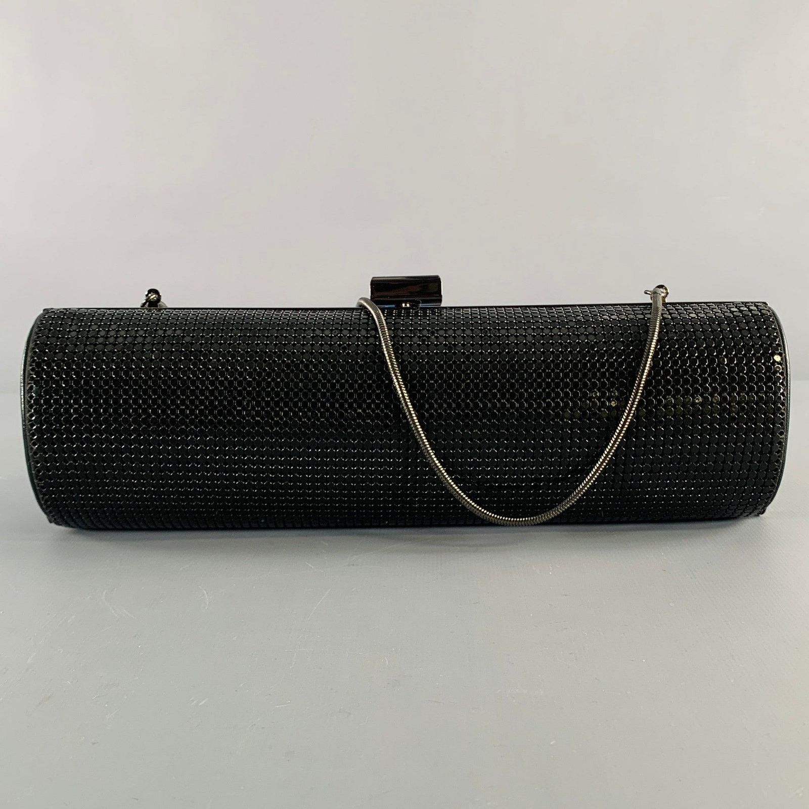 Other WHITING & DAVIS Black Mixed Materials Leather Metal Handbag Size ONE SIZE - 2 Thumbnail