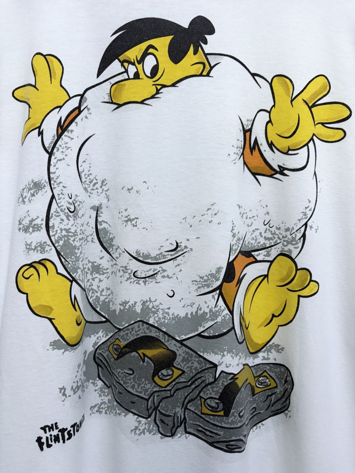 Cartoon Network Vintage 90's Bootleg Cartoon - The Flintstones Fred T-Shirt Size US L / EU 52-54 / 3 - 6 Thumbnail