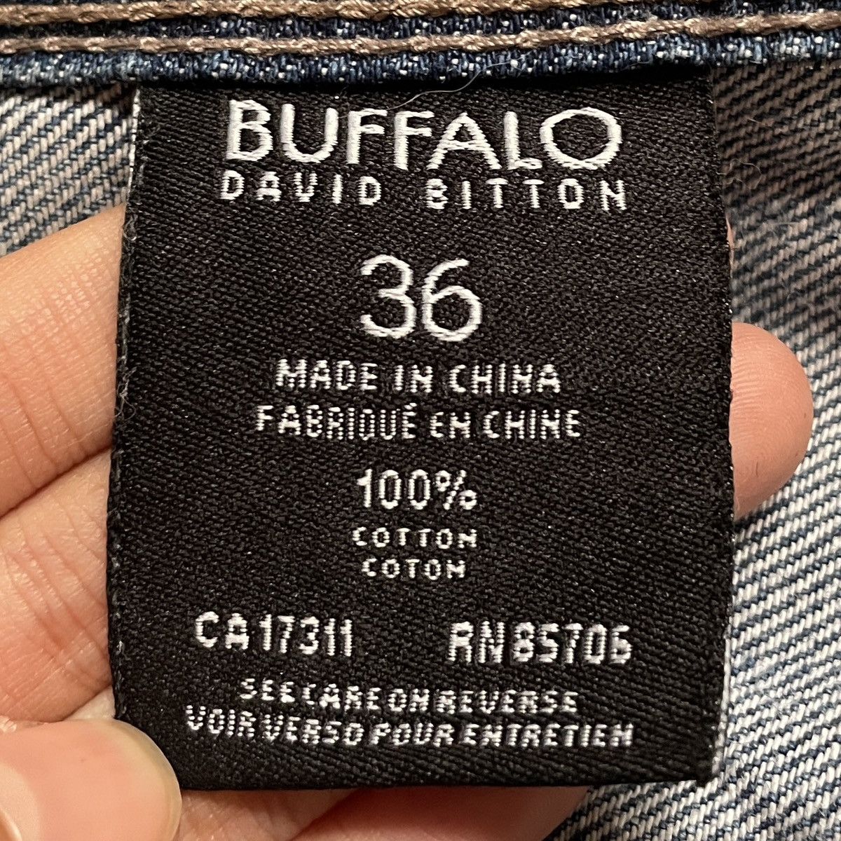 14th Addiction × Buffalo David Bitton Vintage Brand Buffalo David Bitton Jeans 2000s Size US 36 / EU 52 - 10 Thumbnail