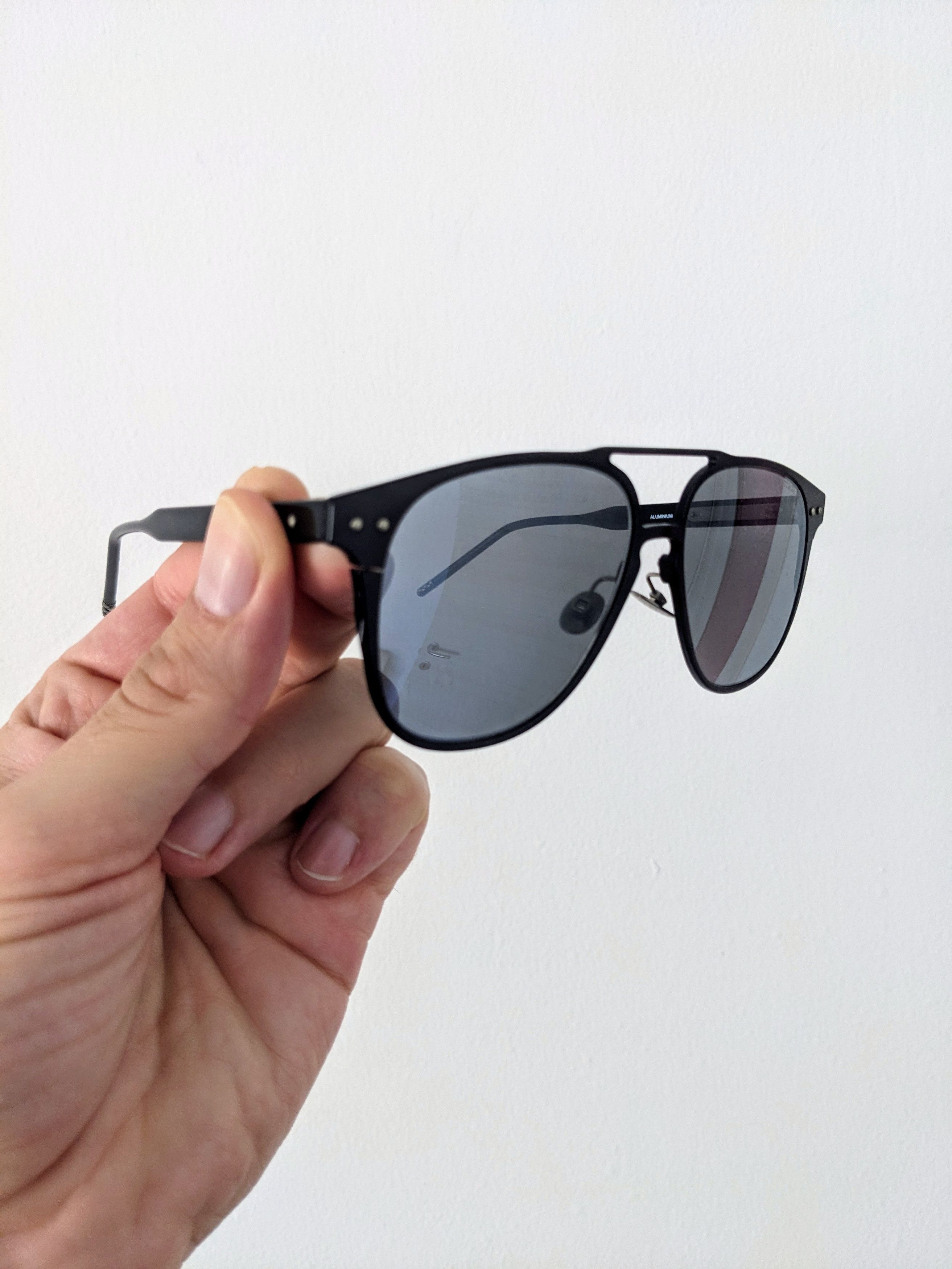 Bottega Veneta Aviator Aluminium Black Sunglasses Size ONE SIZE - 5 Thumbnail
