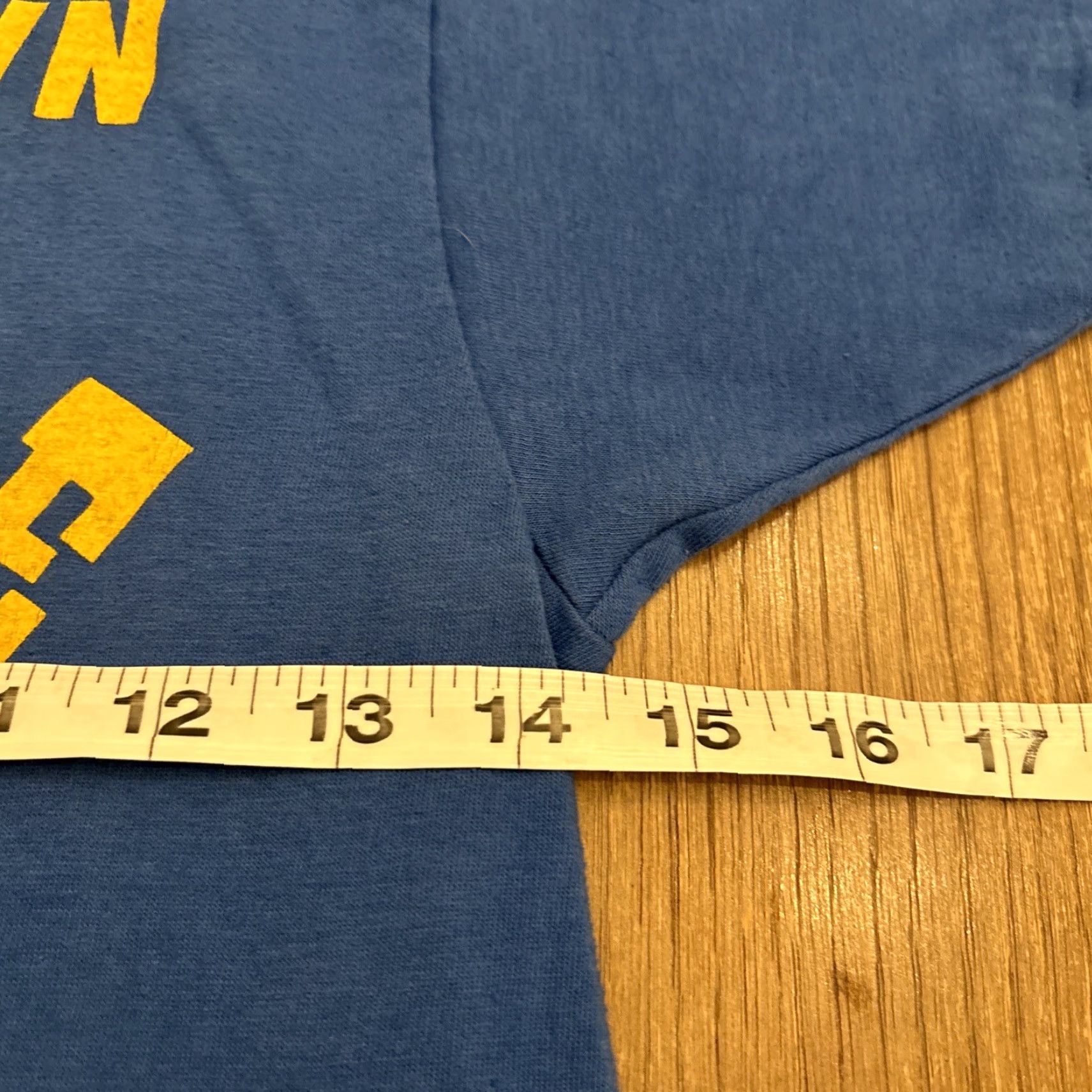 Vintage VINTAGE Single Stitch Manville New Jersey T Shirt Size S Blue Men's Shirt Jersey My Hometown 90s Size US S / EU 44-46 / 1 - 6 Thumbnail