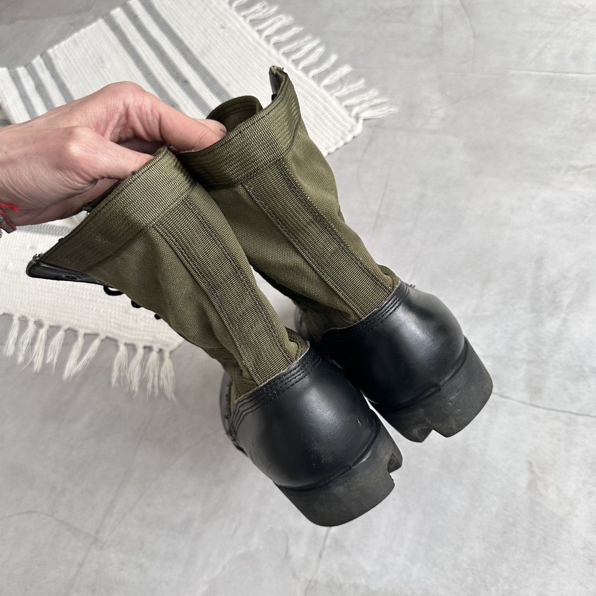 Dirk Bikkembergs Vintage Ro Search Combat Military Jungle Boots Vietnam War Size US 8.5 / EU 41-42 - 11 Thumbnail