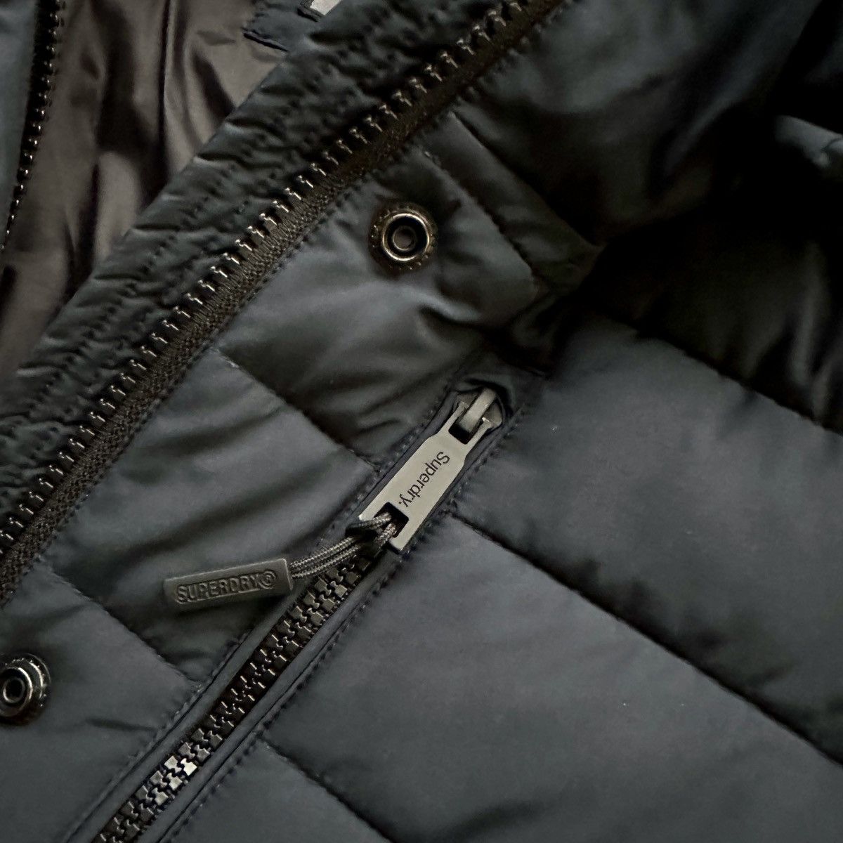 Superdry Superdry Fuji Jacket Women’s – Quilted Puffer, Faux Fur Hood Size M / US 6-8 / IT 42-44 - 12 Thumbnail