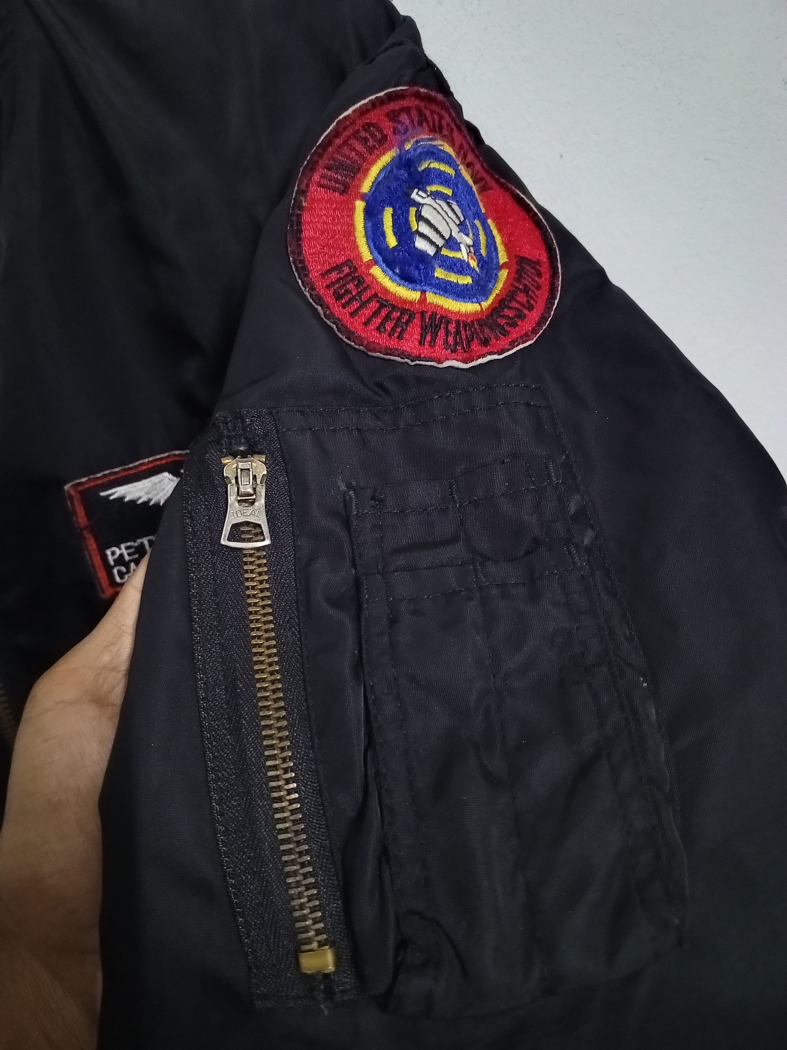 Vintage VTG TOP GUN USA BOMBER JACKET RARE Size US XL / EU 56 / 4 - 11 Thumbnail