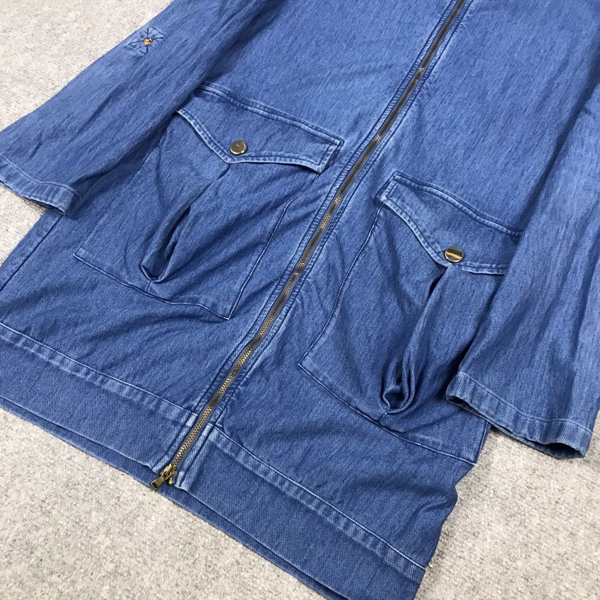 MAX&Co. × Max Mara MAX&CO. BLUE PARKAS ZIPPER WOMAN JACKET Size M / US 6-8 / IT 42-44 - 4 Thumbnail