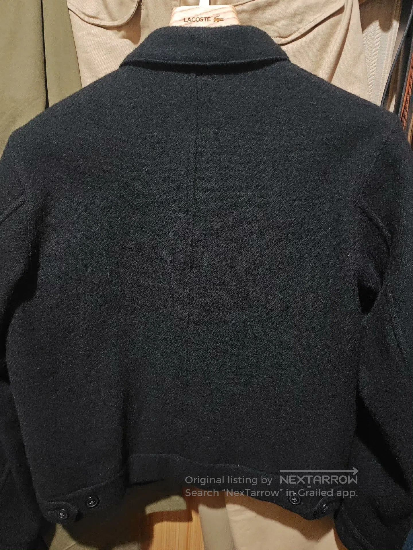 Harris Tweed Remains Harris Tweed British Vintage Black Slim Jacket. Size US M / EU 48-50 / 2 - 6 Thumbnail