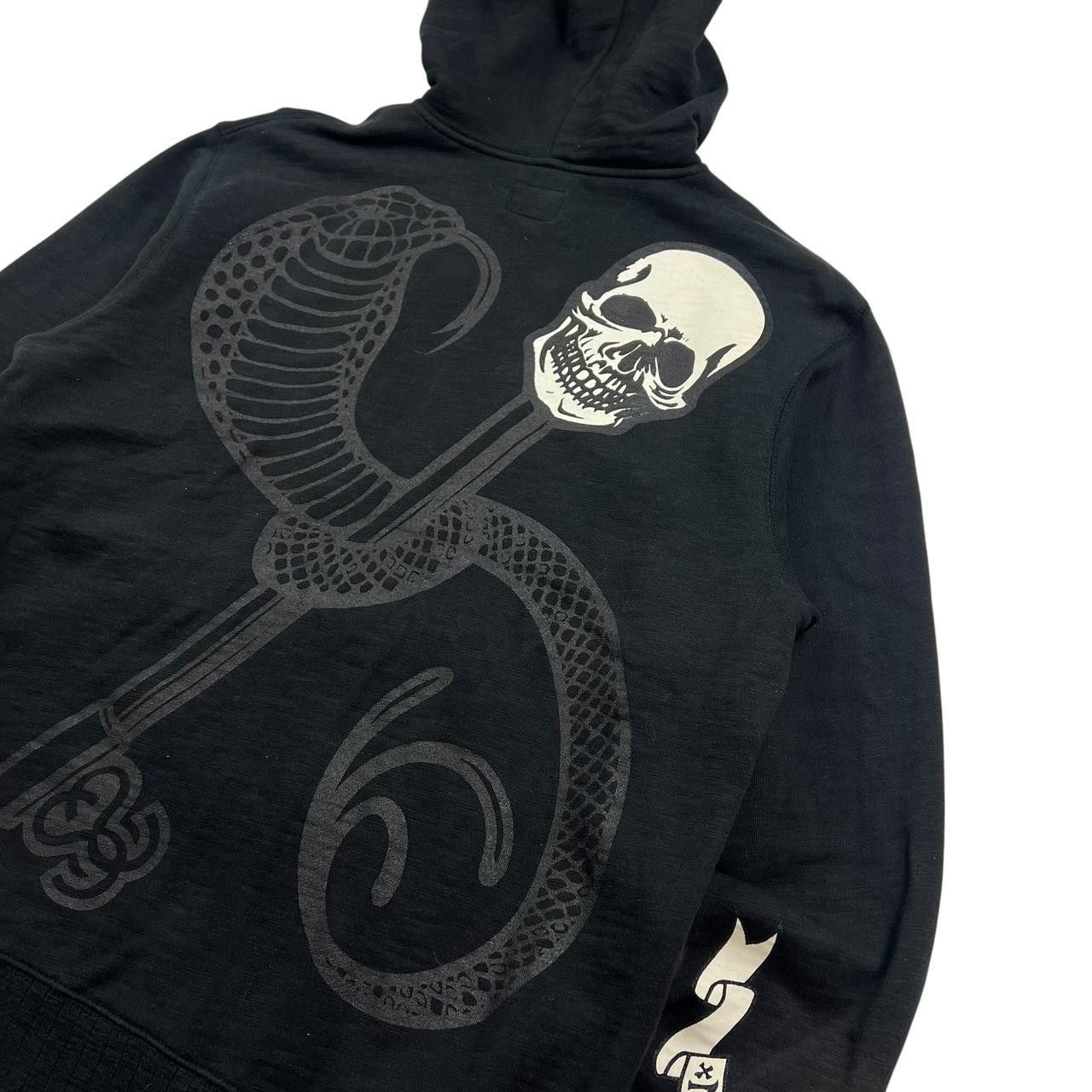 Stussy Vintage 2000s Stussy Crown Skull Zip Up Hoodie - Large Size US L / EU 52-54 / 3 - 4 Thumbnail