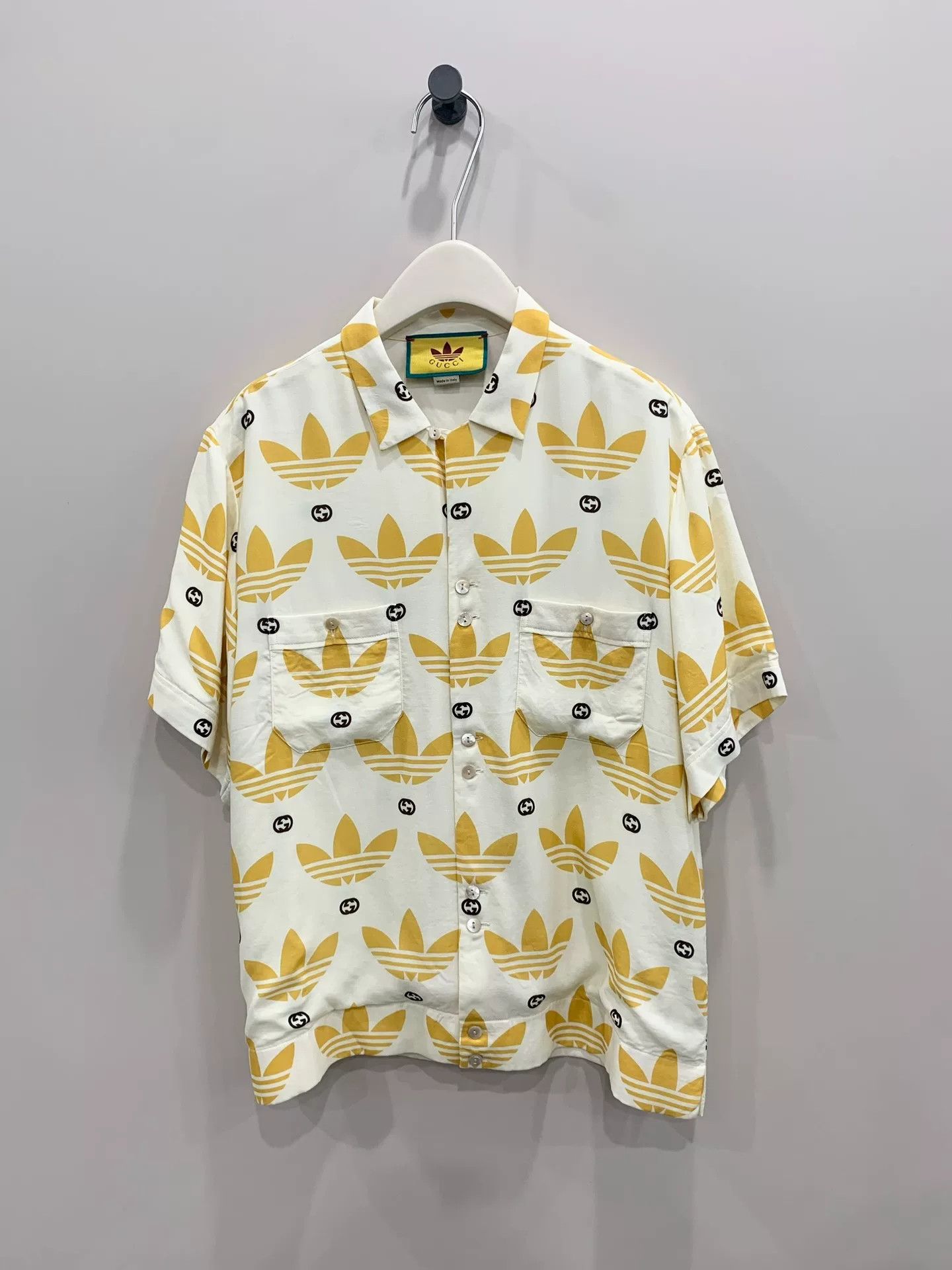 Gucci Gucci Adidas Collaboration Silk Shirt Size US M / EU 48-50 / 2 - 1 Thumbnail