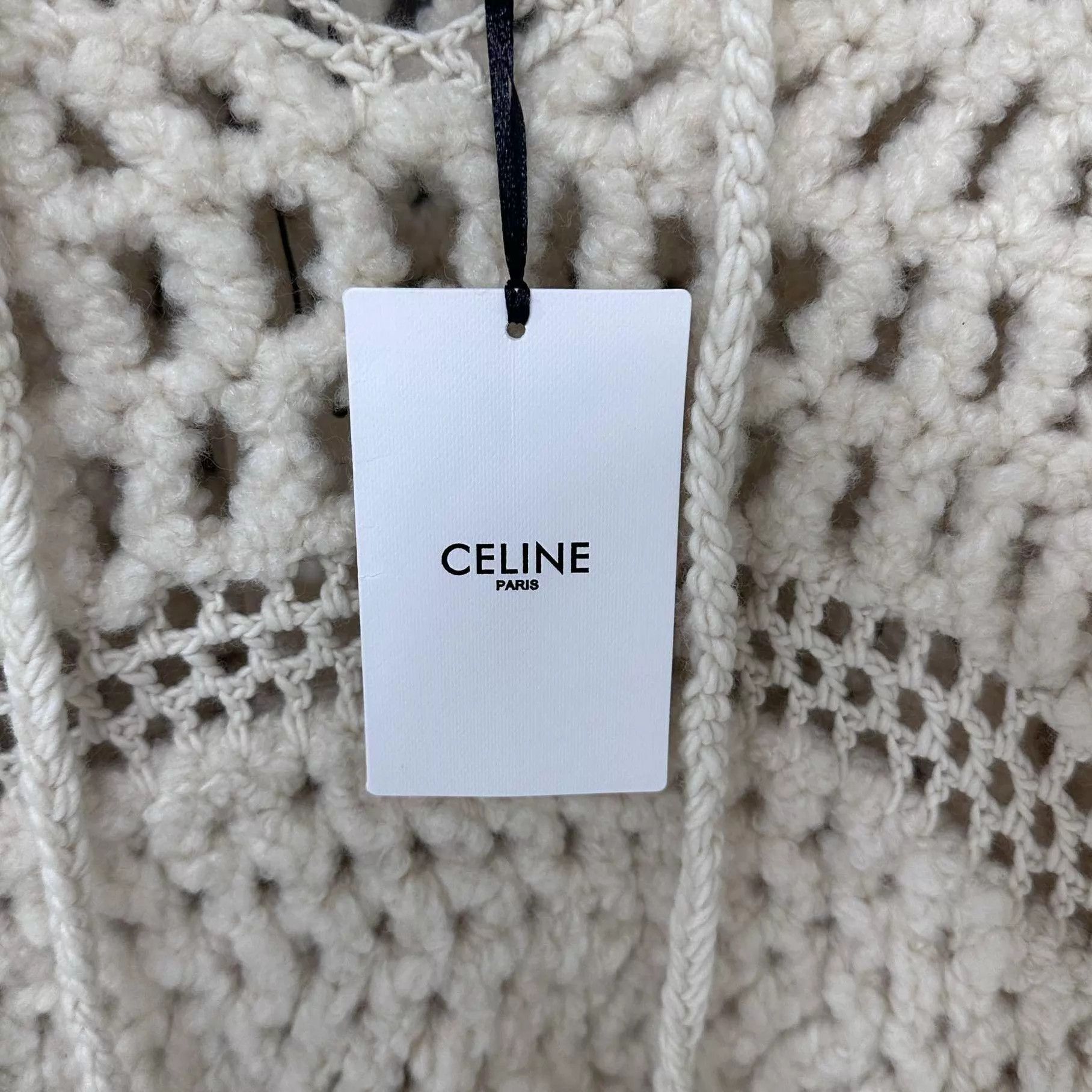 Celine Celine Tassel Lace-Up Knit Top XS Size XS / US 0-2 / IT 36-38 - 4 Thumbnail