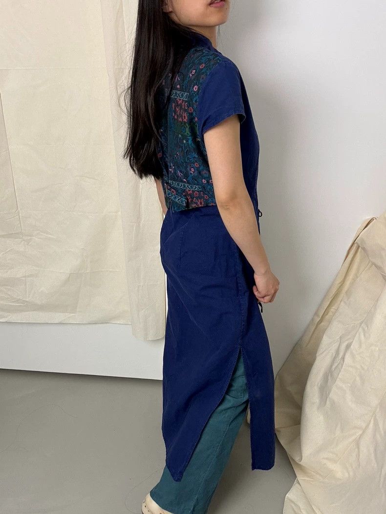 Kenzo KENZO Chinese collar and snap denim dress Size L / US 10 / IT 46 - 7 Thumbnail