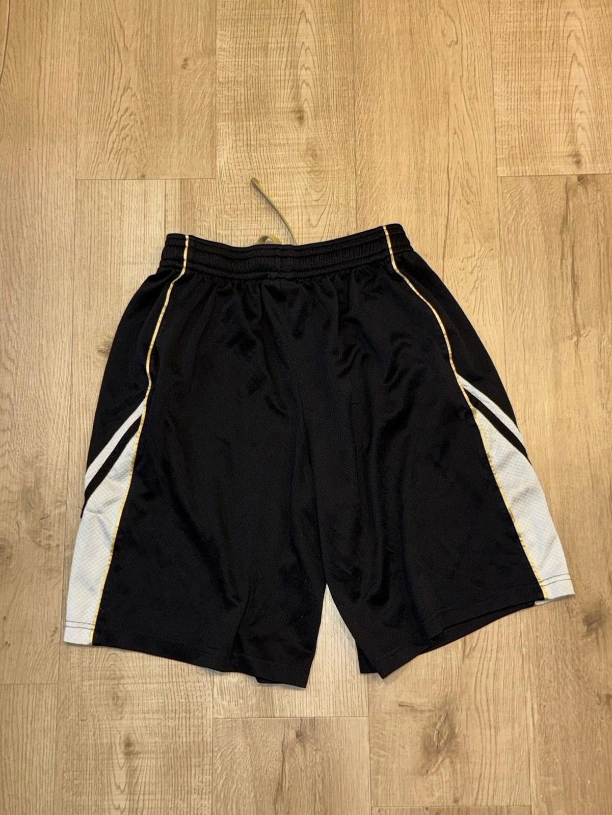 Nike AND1 Shiny Dazzle Gold Hoop Shorts Mens SM Vintage Y2K 90s Size US 30 / EU 46 - 5 Thumbnail