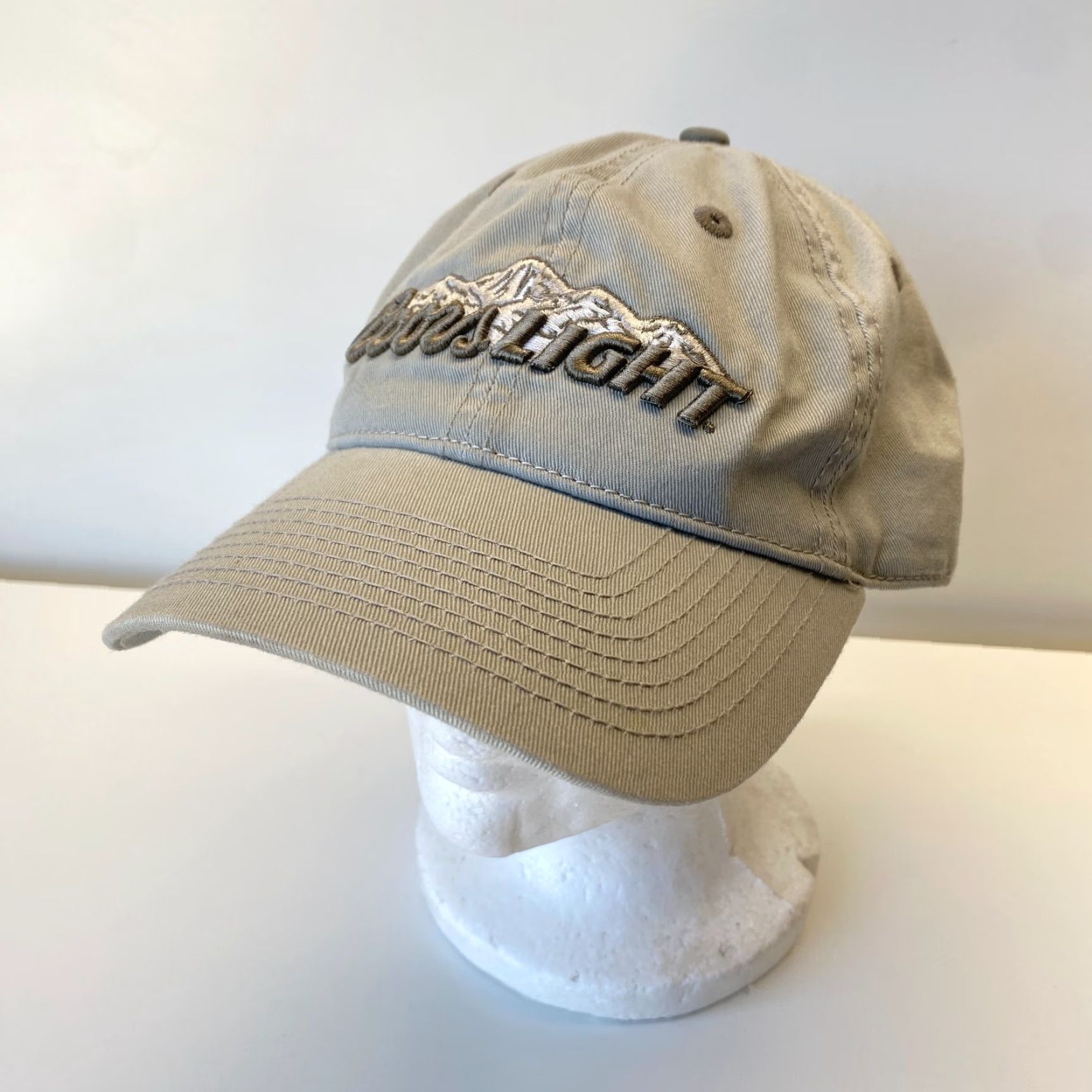 Vintage VINTAGE The Game Coors Light Beer Strapback Dad Hat Mountains Gray Rockies The Game Size ONE SIZE - 2 Thumbnail