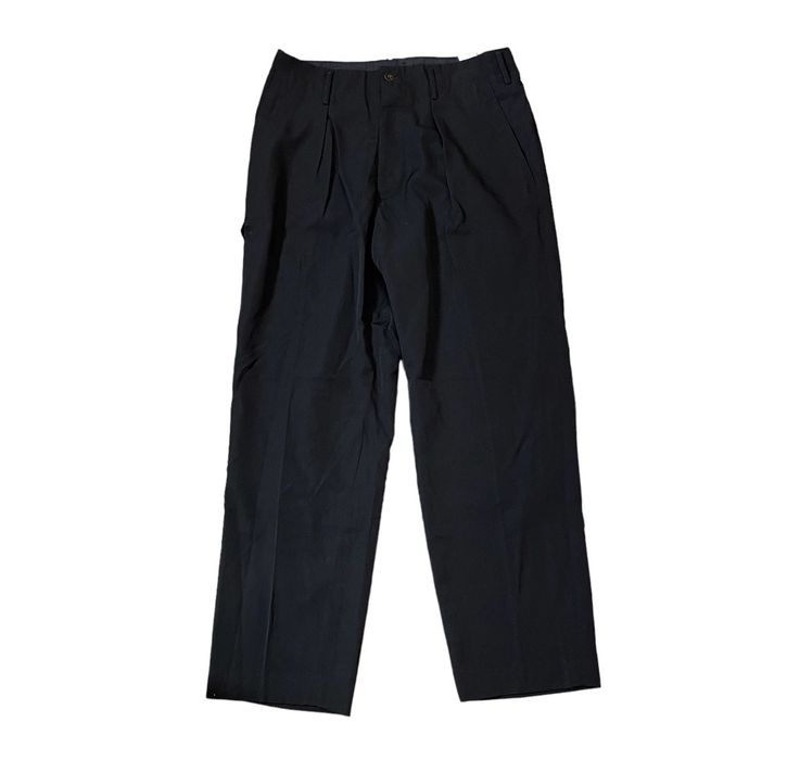 Yohji Yamamoto Yohji yamamoto pour homme pleated straight wool