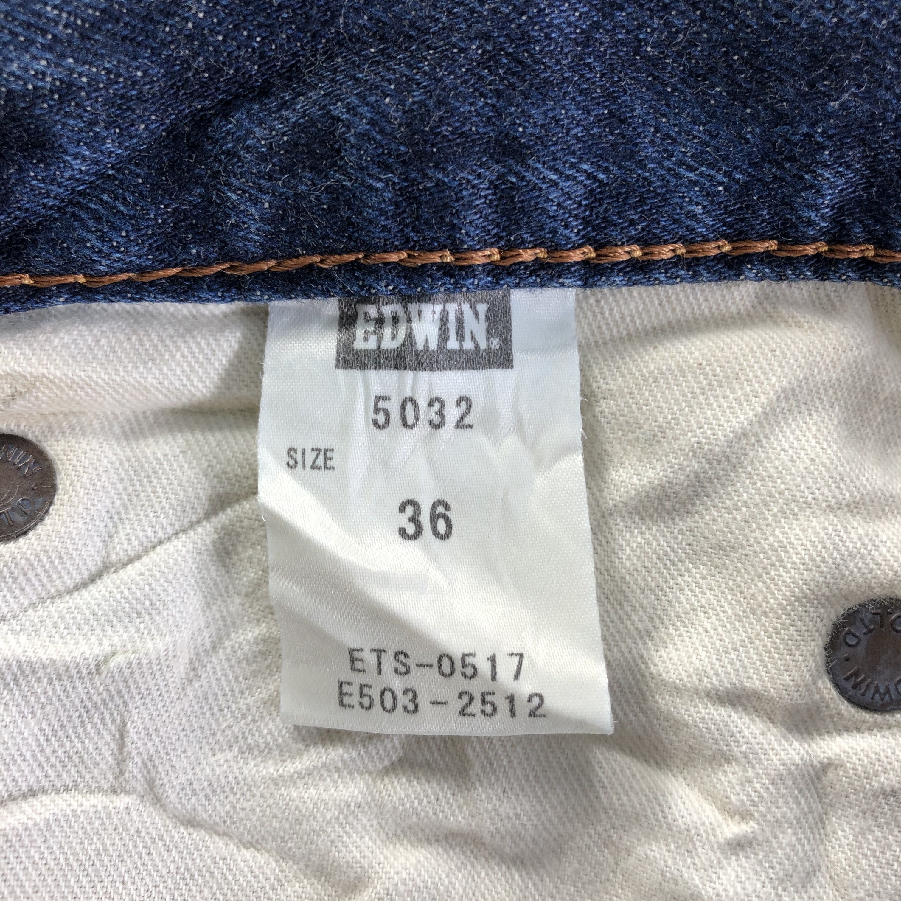 Edwin Vintage Blue Wash Edwin Jeans-J3550 Size US 38 / EU 54 - 11 Thumbnail