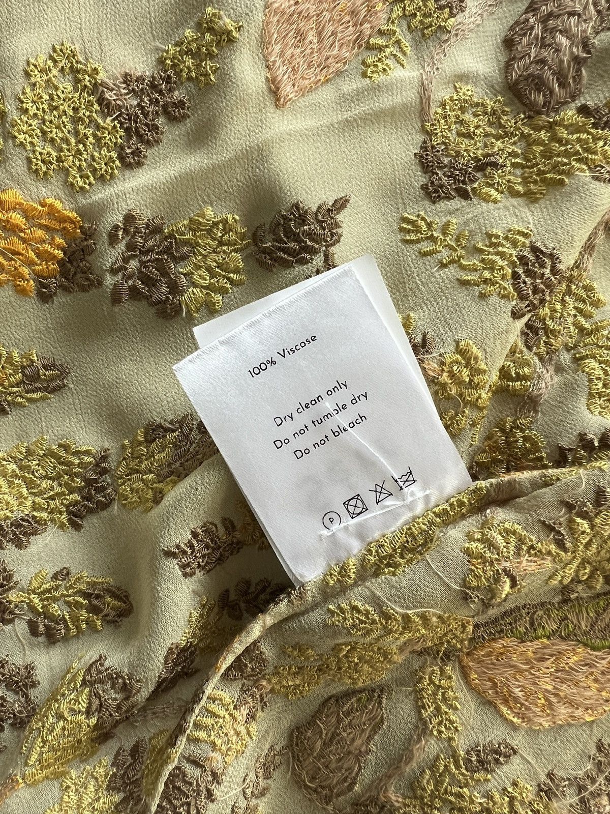 Sefr Green Embroidered Shirt Size US M / EU 48-50 / 2 - 4 Thumbnail