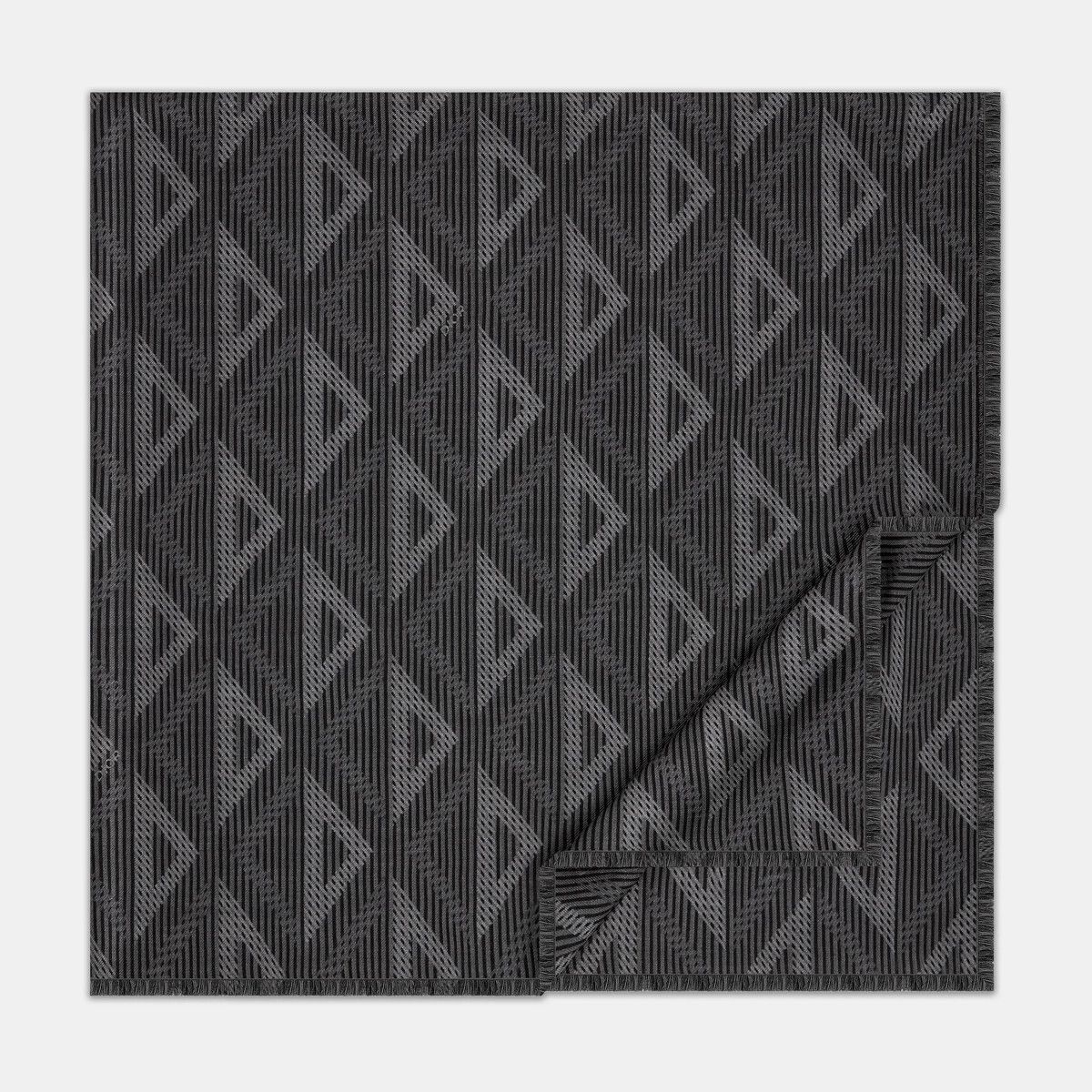 Dior o1bcso1str1224 Size:OS CD Diamond Stole in Black/Grey Size ONE SIZE - 1 Thumbnail